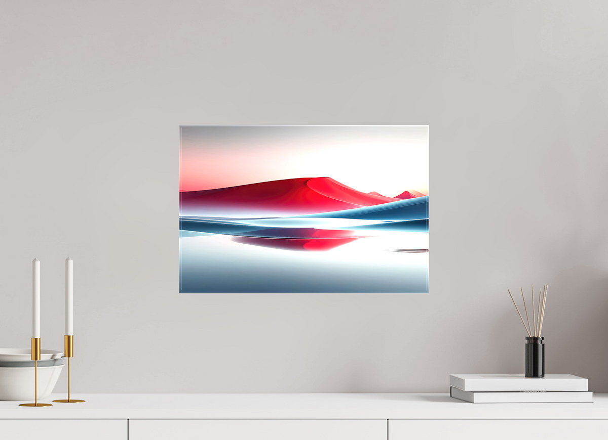 45 x 30 cm, Leinwand glänzend Im Fluss der Formen