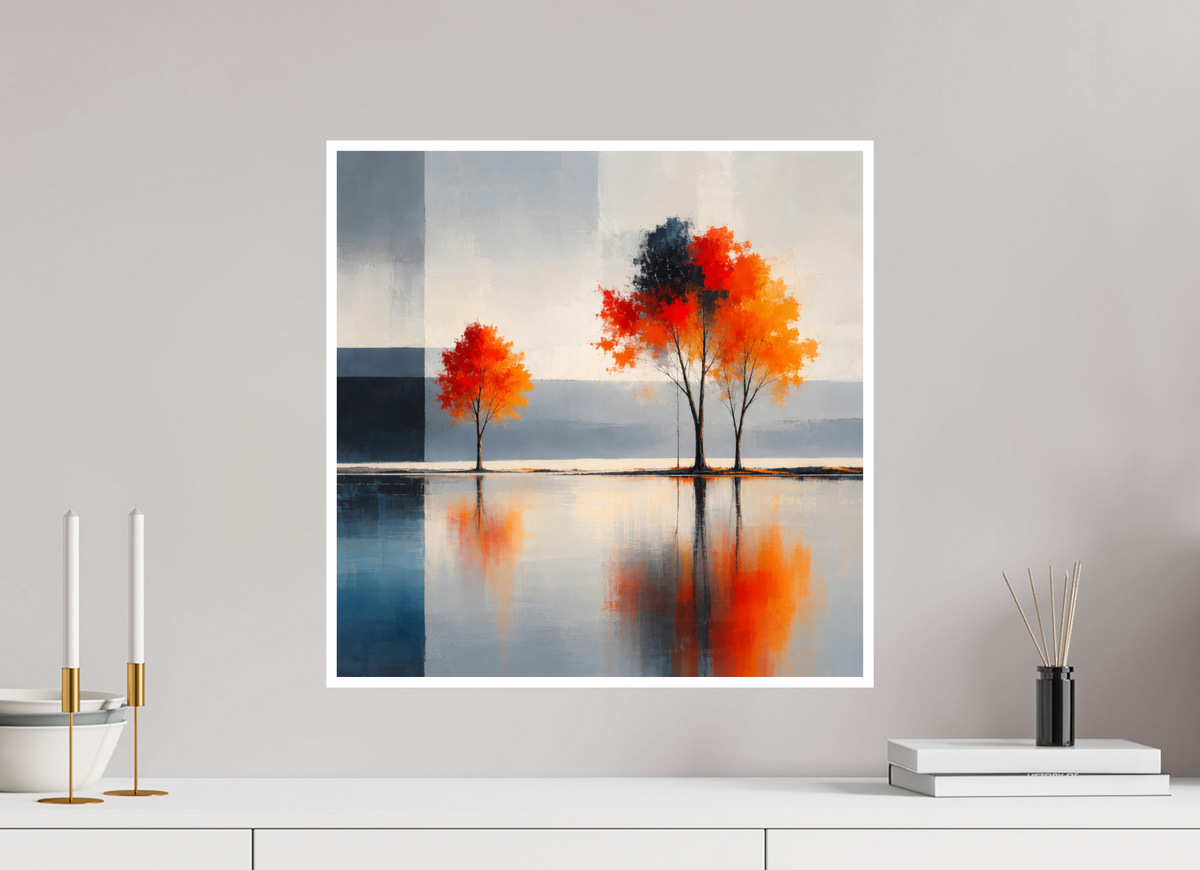 50 x 50 cm, Fine Art Print Hahnemühle Baryta Herbst zwischen den Welten