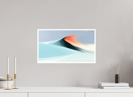 48 x 27 cm, Fine Art Print Hahnemühle Baryta Licht über der Düne