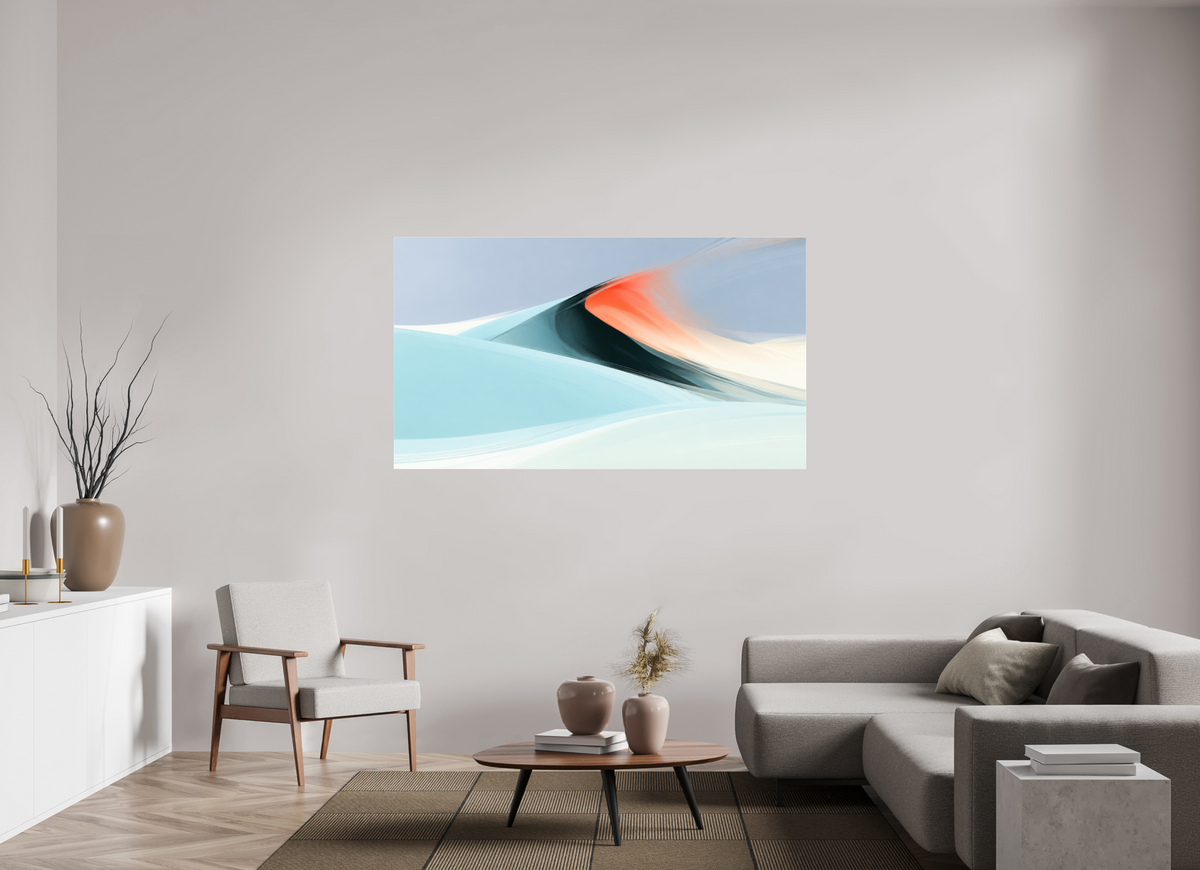 176 x 99 cm, Acrylglas glänzend standard Licht über der Düne
