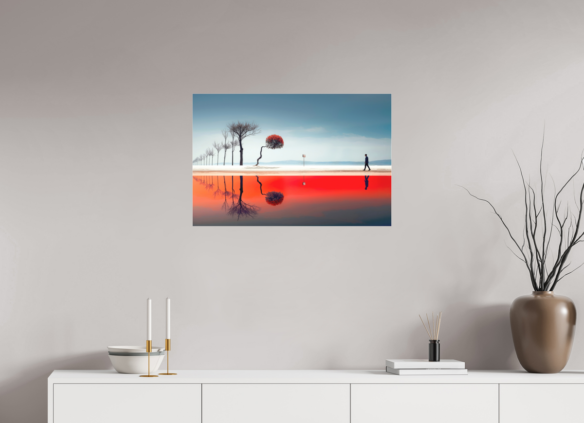 75 x 50 cm, Fine Art Pigmentdruck hinter Acrylglas Der Weg durch den Traumraum—Wandkunst, Fine Art Print, Leinwand, Acryldruck, Alu-Dibond