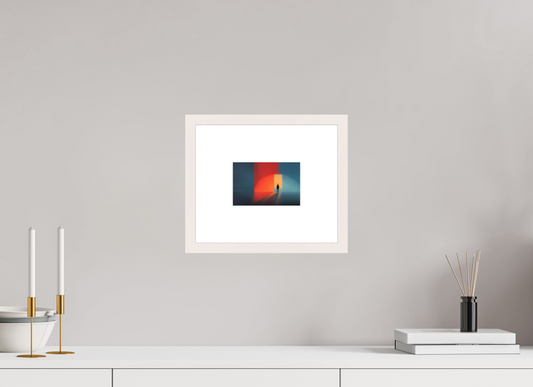 15 x 10 cm, Fine Art Print gerahmt Tor zum Meer-03