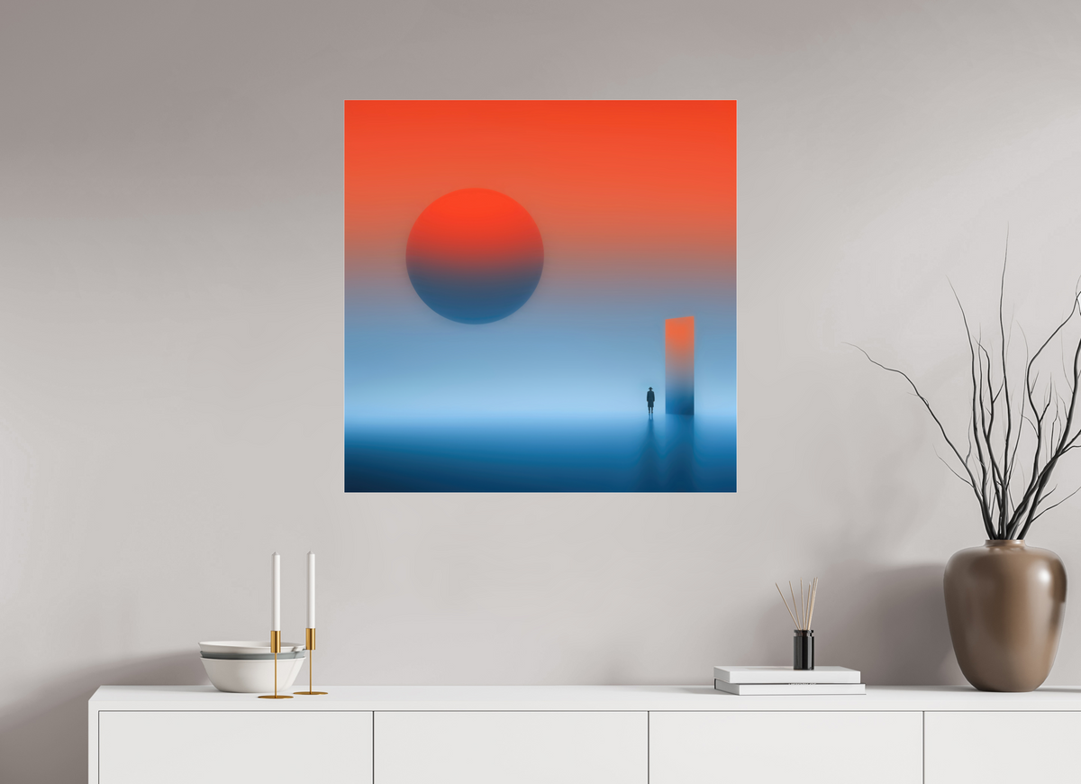 80 x 80 cm, Acrylglas glänzend standard Passage ins Abendrot