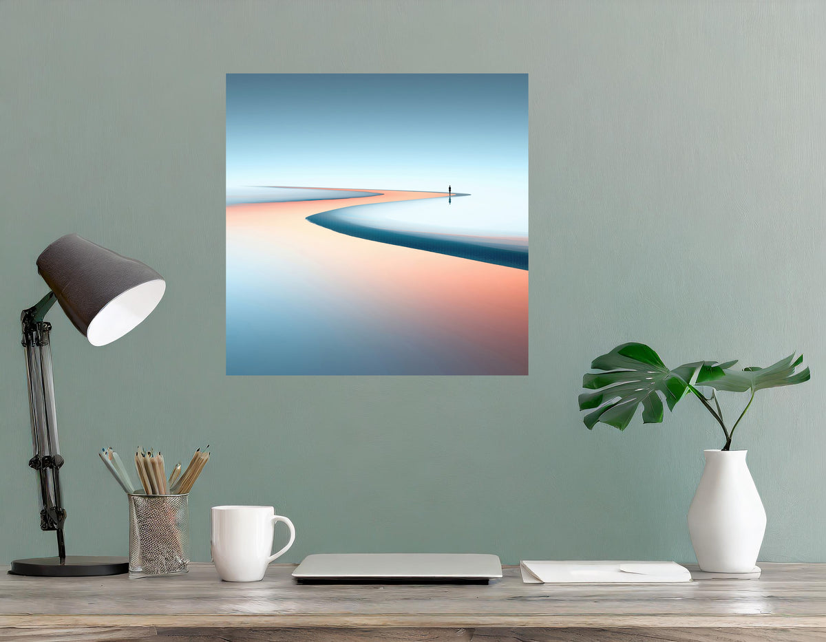 Am Rand der Unendlichkeit—Wandkunst, Fine Art Print, Leinwand, Acryldruck