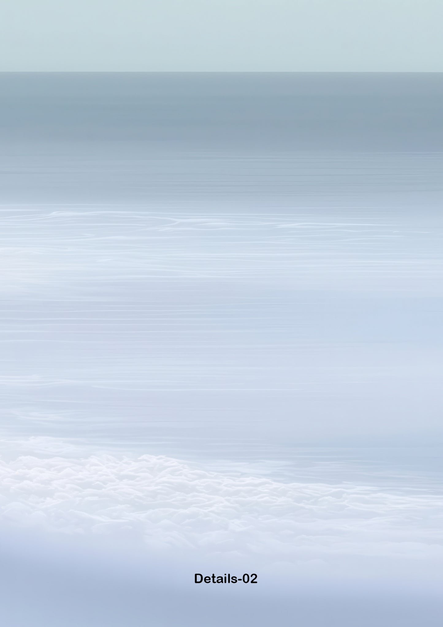 Verwehter Horizont – Strandlicht in Blau—Wandkunst, Fine Art Print, Leinwand, Acryldruck, Alu-Dibond