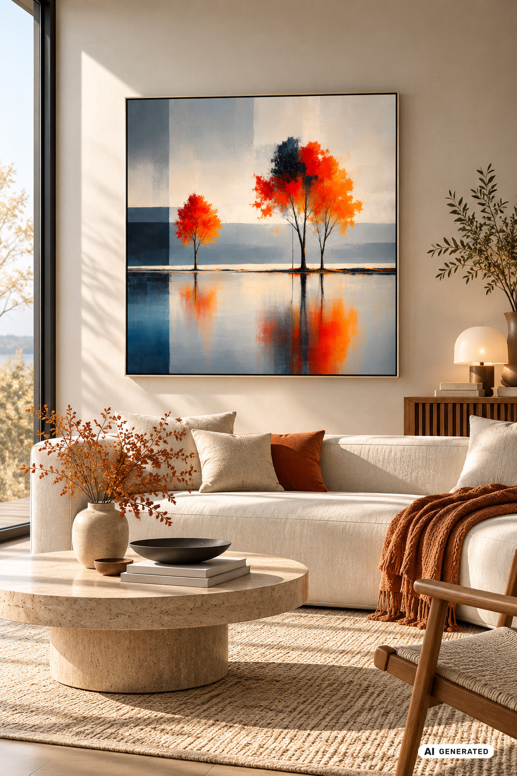 Herbst zwischen den Welten--Wandkunst, Fine Art Print, Leinwand, Acryldruck