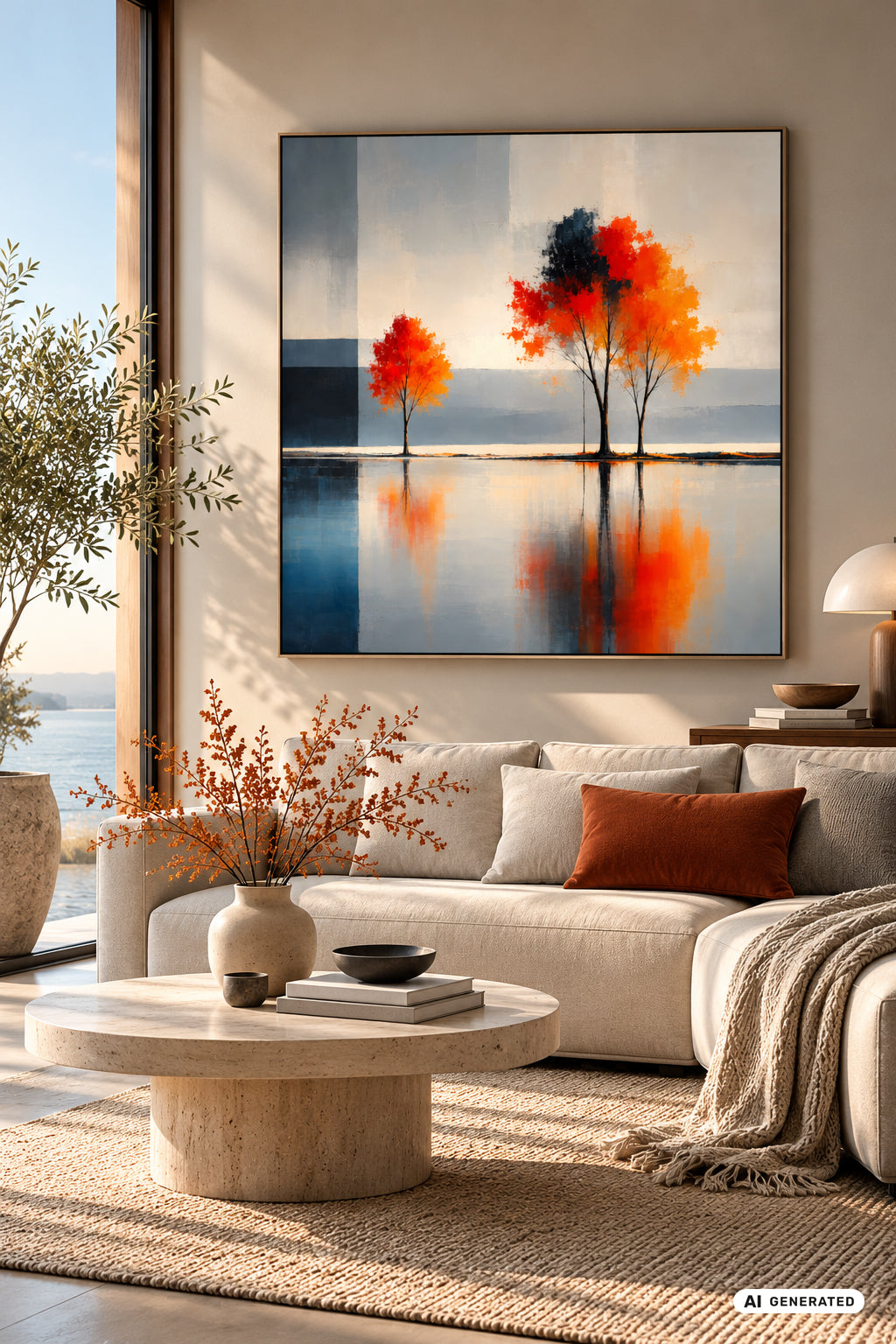 Herbst zwischen den Welten--Wandkunst, Fine Art Print, Leinwand, Acryldruck