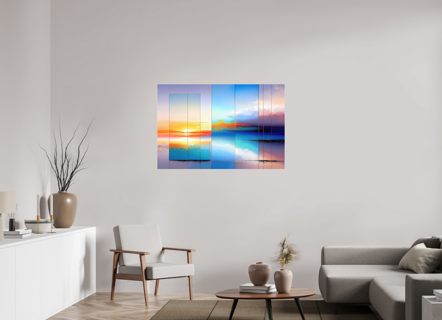 120 x 80 cm, Acrylglas glänzend standard Fenster zum Meer-01—Wandkunst, Fine Art Print, Leinwand, Acryldruck, Alu-Dibond