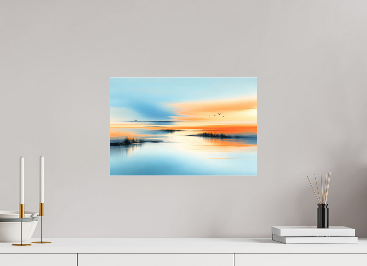 45 x 30 cm, Acrylglas glänzend standard Wenn das Licht verweilt