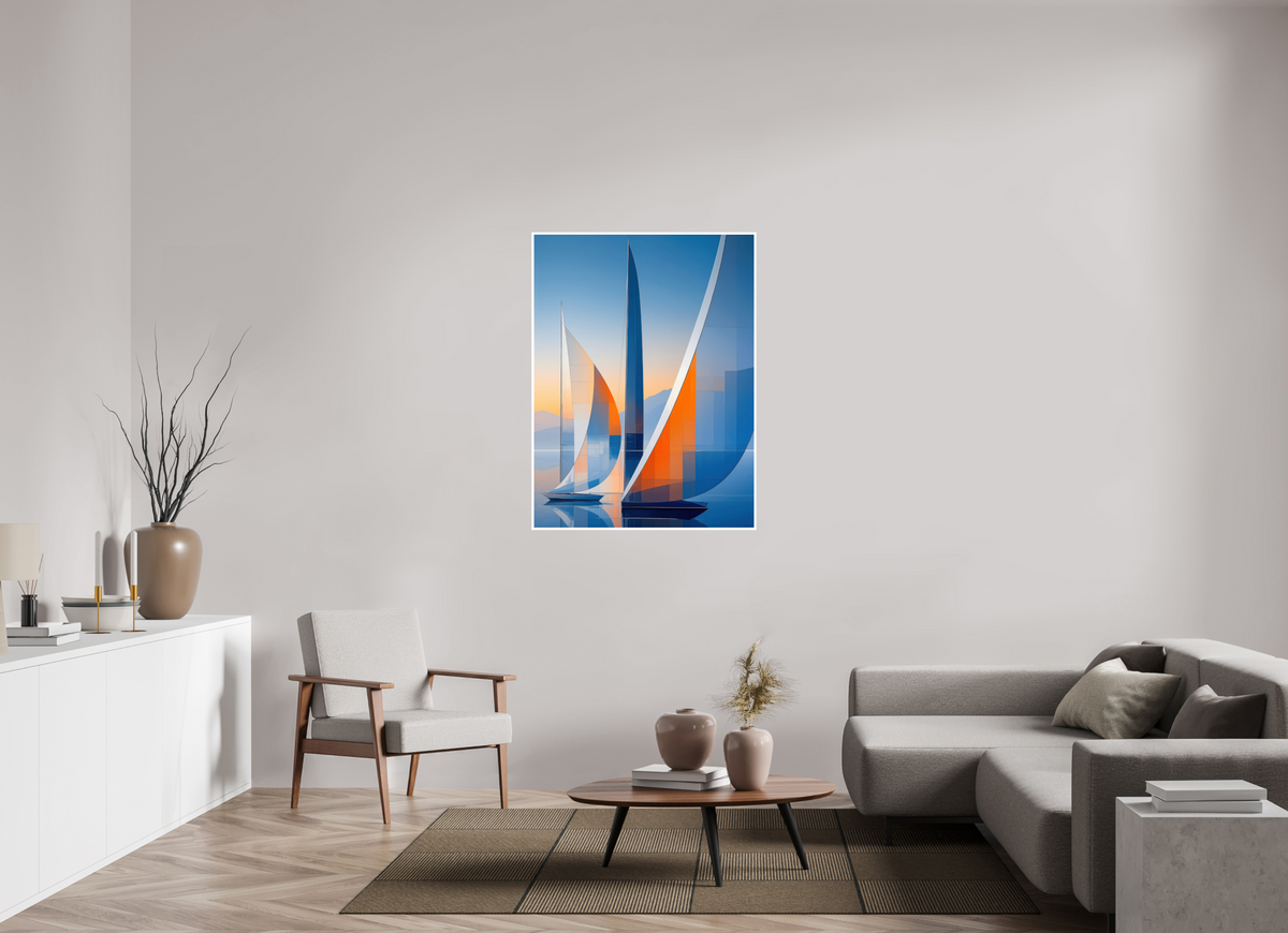 90 x 120 cm, Fine Art Print Hahnemühle Baryta Segelräume
