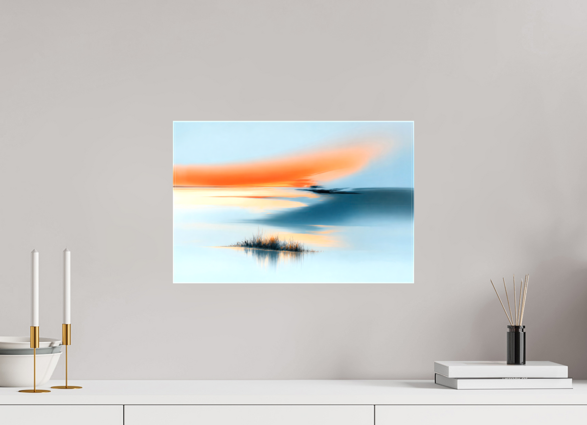 45 x 30 cm, Leinwand glänzend Am Rand des Lichts