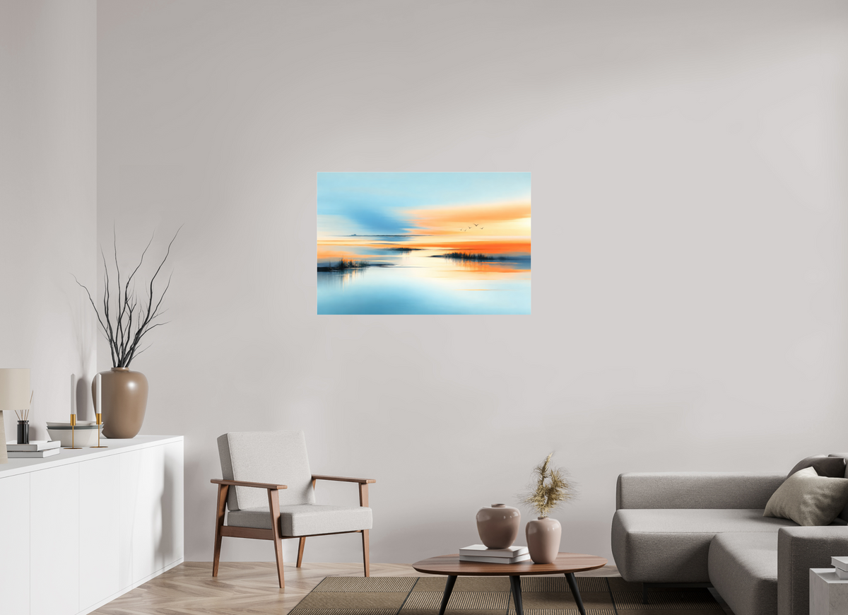 105 x 70 cm, Acrylglas glänzend standard Wenn das Licht verweilt