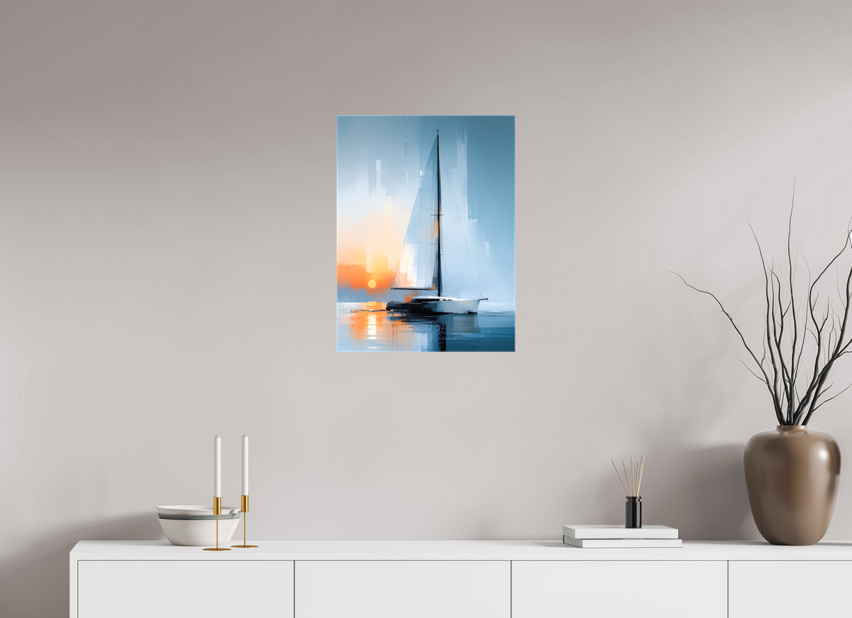 45 x 60 cm, Leinwand glänzend Stille Passage
