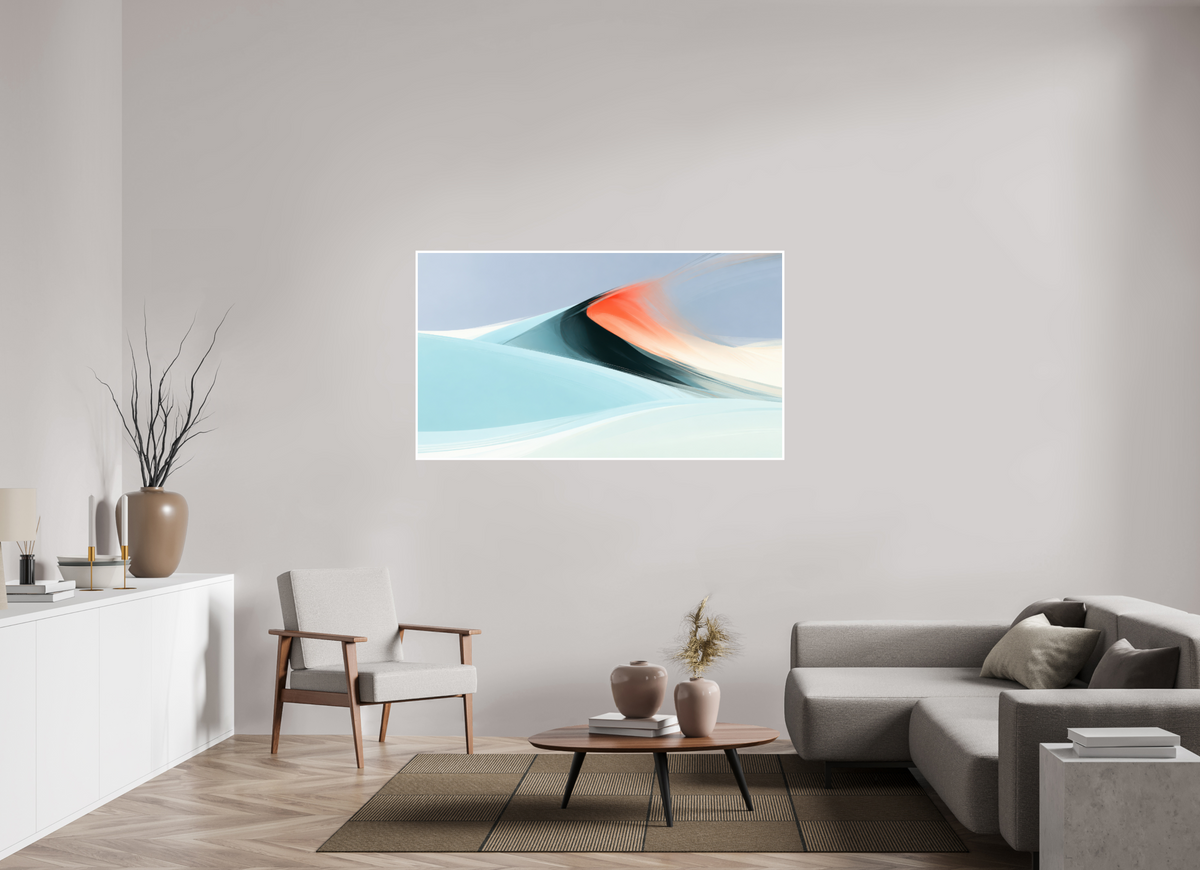 160 x 90 cm, Fine Art Print Hahnemühle Baryta Licht über der Düne