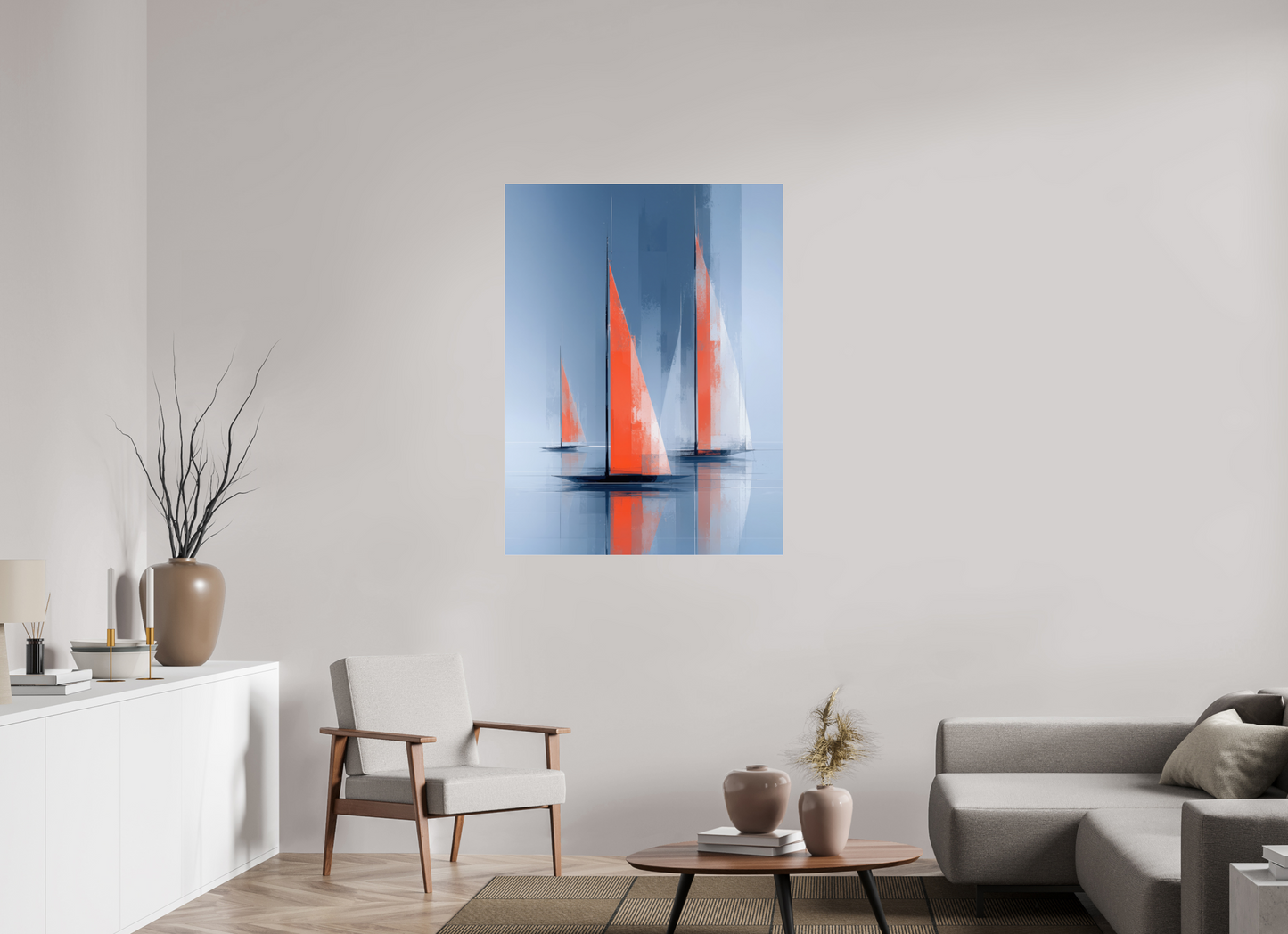 90 x 120 cm, Acrylglas glänzend standard Orange Zeichen
