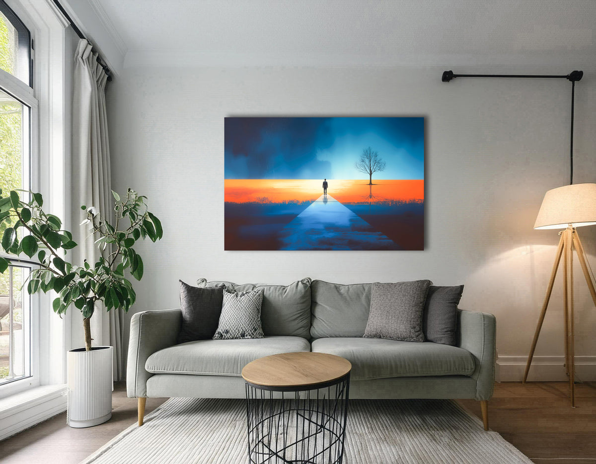 The Path into the Twilight—Wall Art, Fine Art Print, Canvas, Acrylic Print