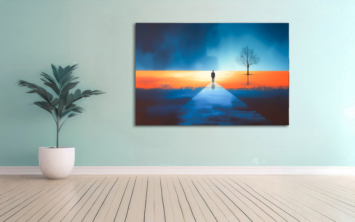 The Path into the Twilight—Wall Art, Fine Art Print, Canvas, Acrylic Print