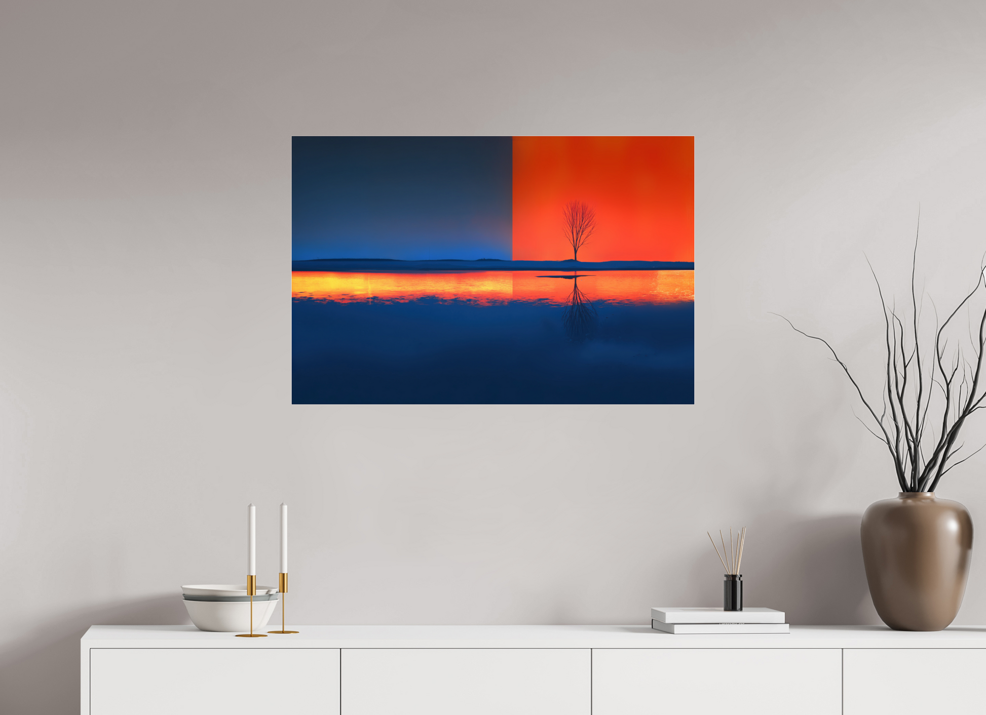 90 x 60 cm, Acrylglas glänzend standard Grenze des Lichts—Wandkunst, Fine Art Print, Leinwand, Acryldruck, Alu-Dibond
