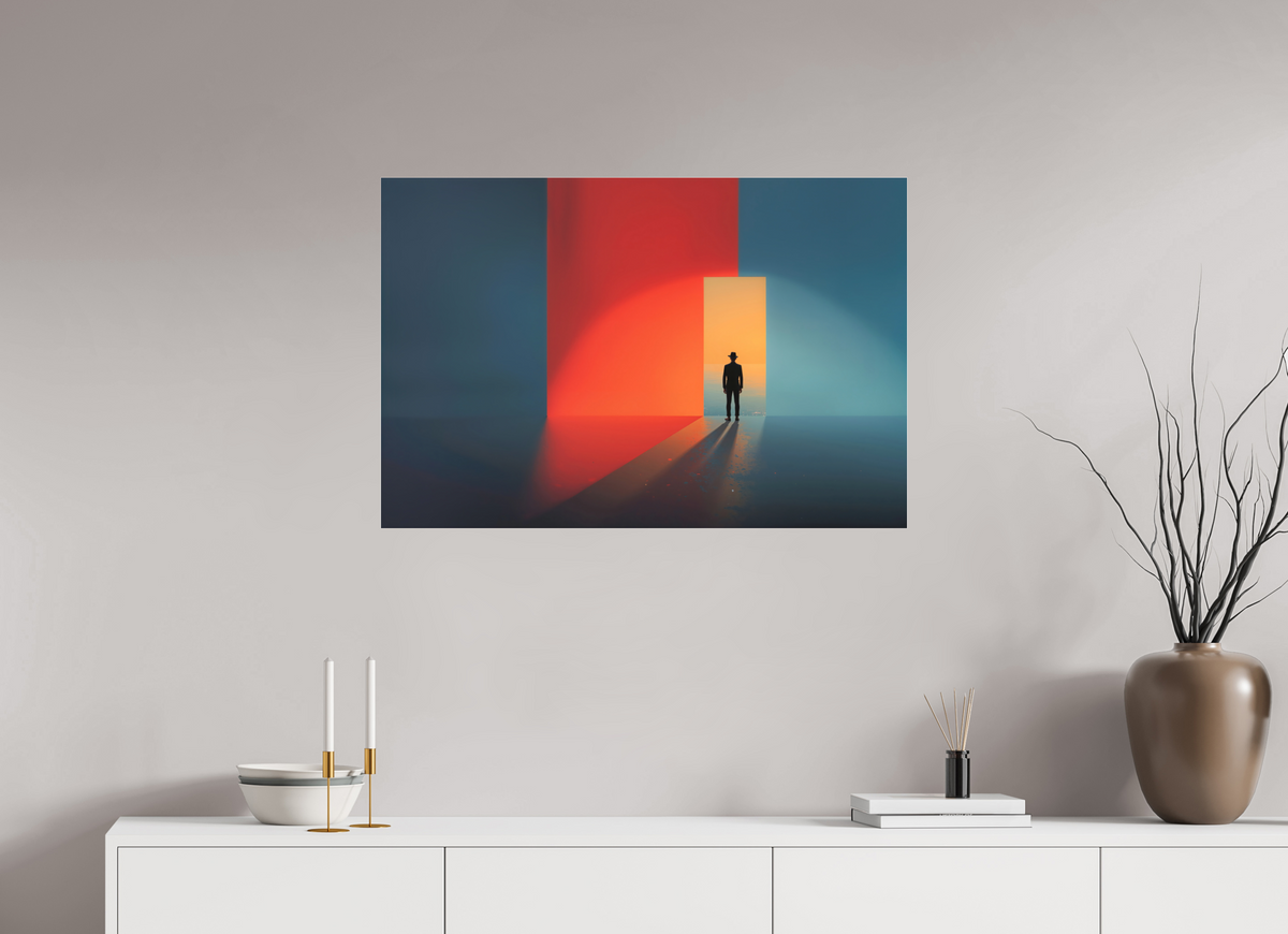 90 x 60 cm, Fine Art Pigmentdruck hinter Acrylglas Tor zum Meer-03—Wandkunst, Fine Art Print, Leinwand, Acryldruck, Alu-Dibond