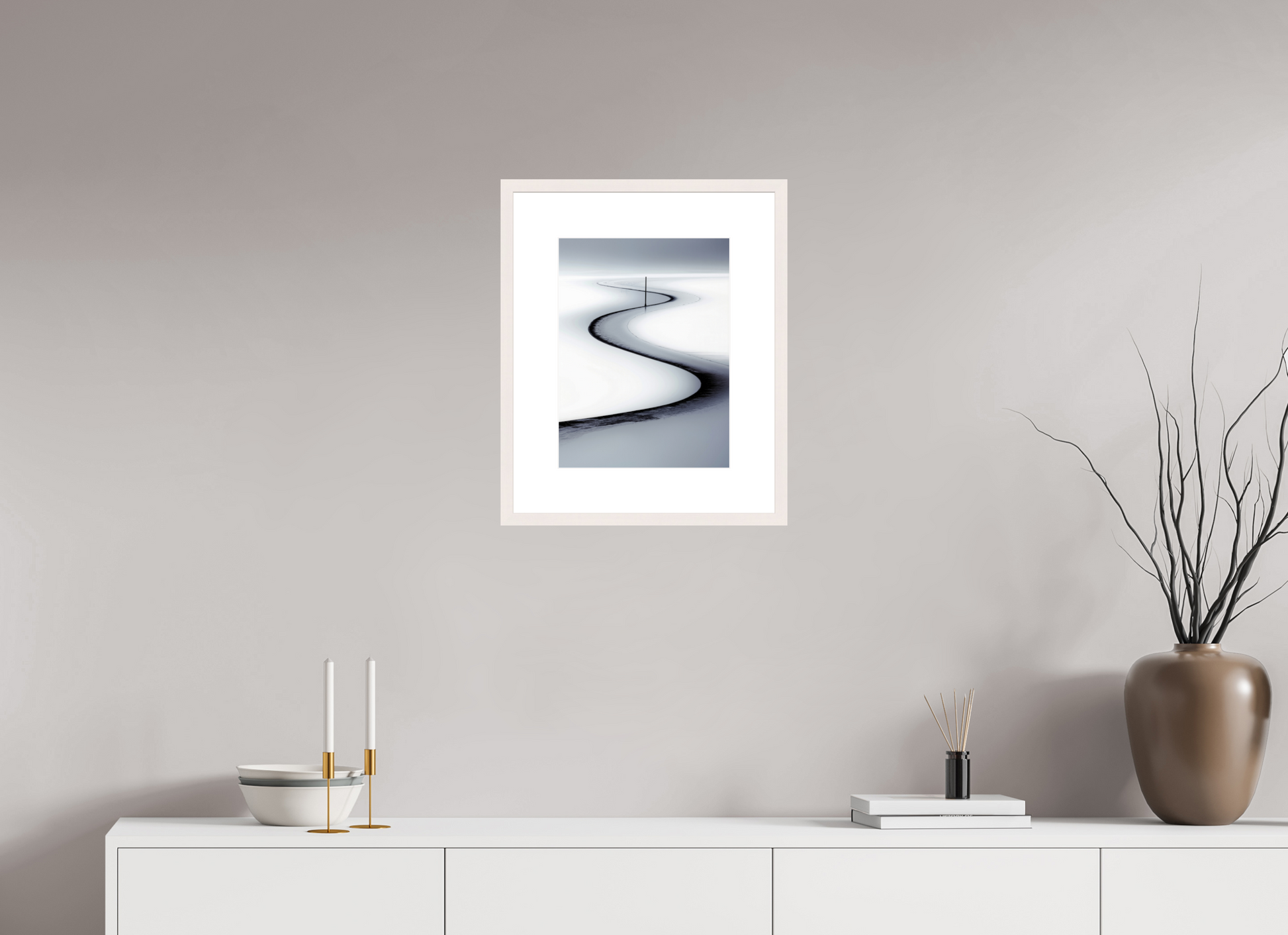 30 x 40 cm, Fine Art Print gerahmt Priel