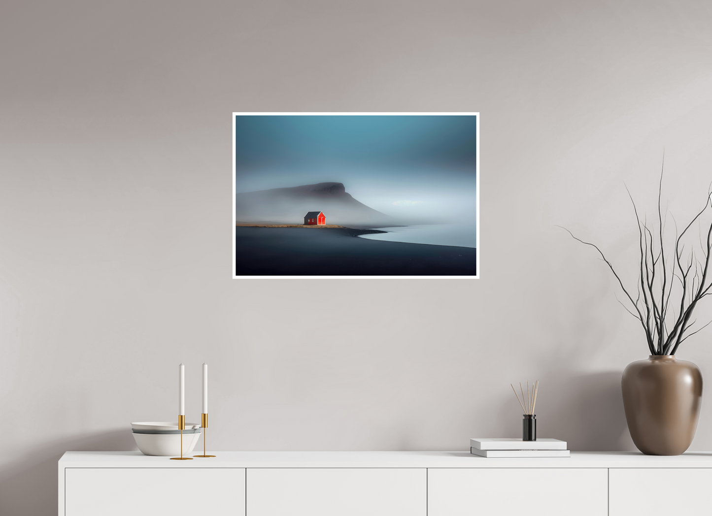 75 x 50 cm, Fine Art Print Hahnemühle Baryta Haus am Meer-01