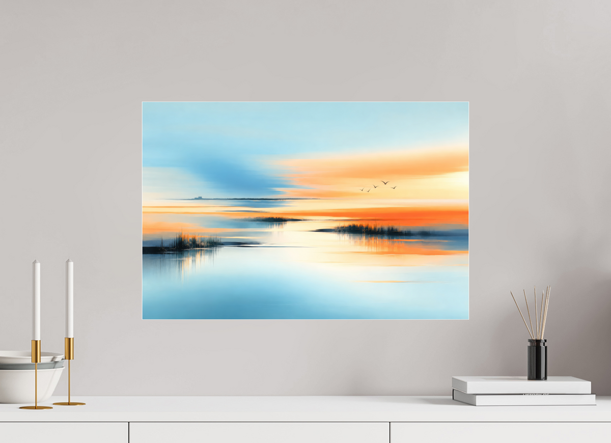 60 x 40 cm, Acrylglas glänzend standard Wenn das Licht verweilt