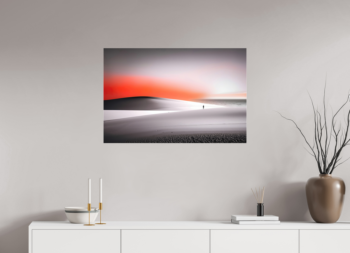90 x 60 cm, Fine Art Pigmentdruck hinter Acrylglas Verloren im Licht—Wandkunst, Fine Art Print, Leinwand, Acryldruck, Alu-Dibond