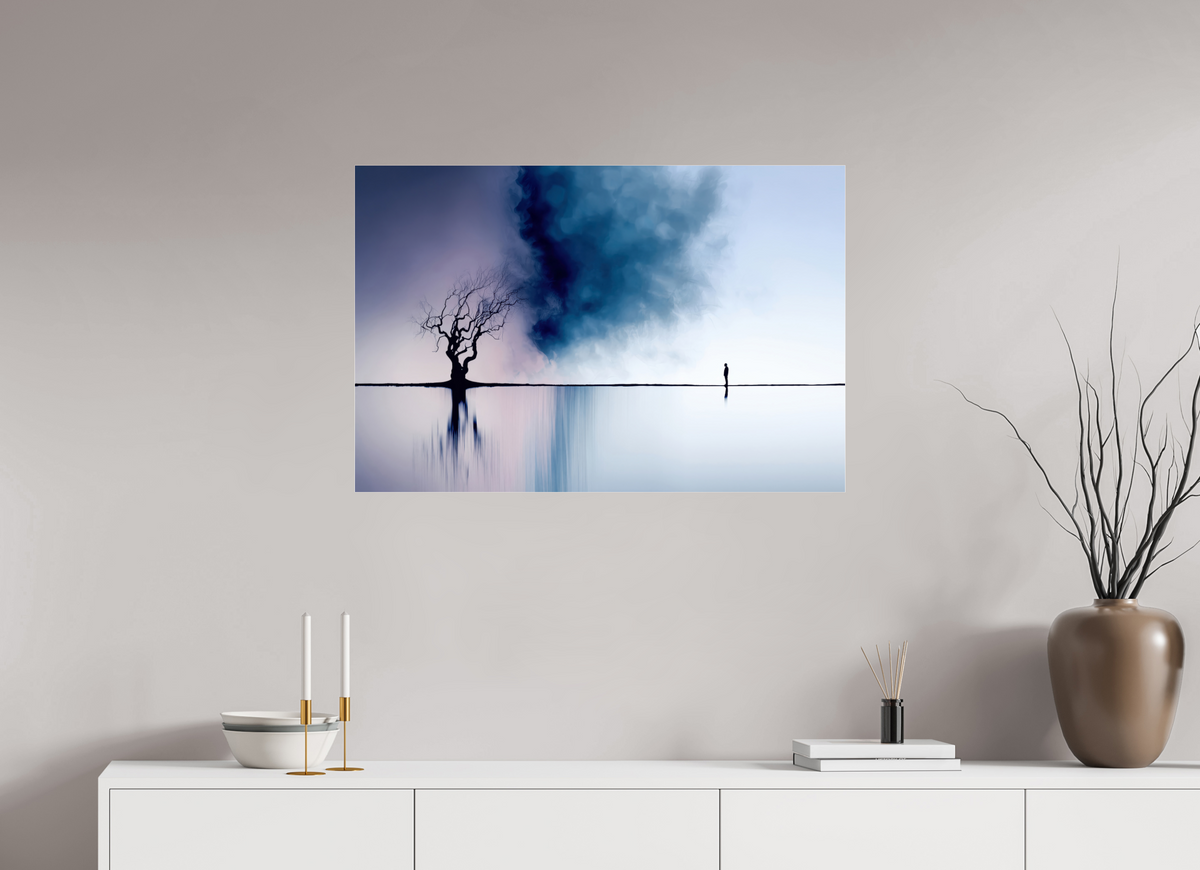 90 x 60 cm, Acrylglas glänzend standard Uferträume-Im Schweigen der Gezeiten
