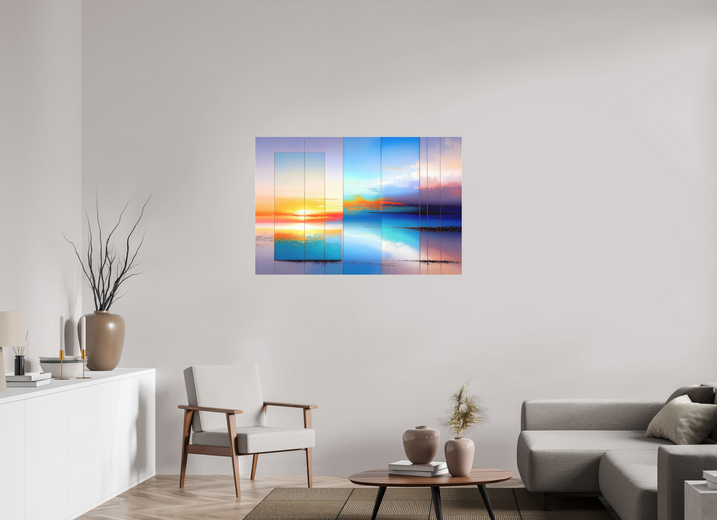 120 x 80 cm, Fine Art Pigmentdruck hinter Acrylglas Fenster zum Meer-01—Wandkunst, Fine Art Print, Leinwand, Acryldruck, Alu-Dibond