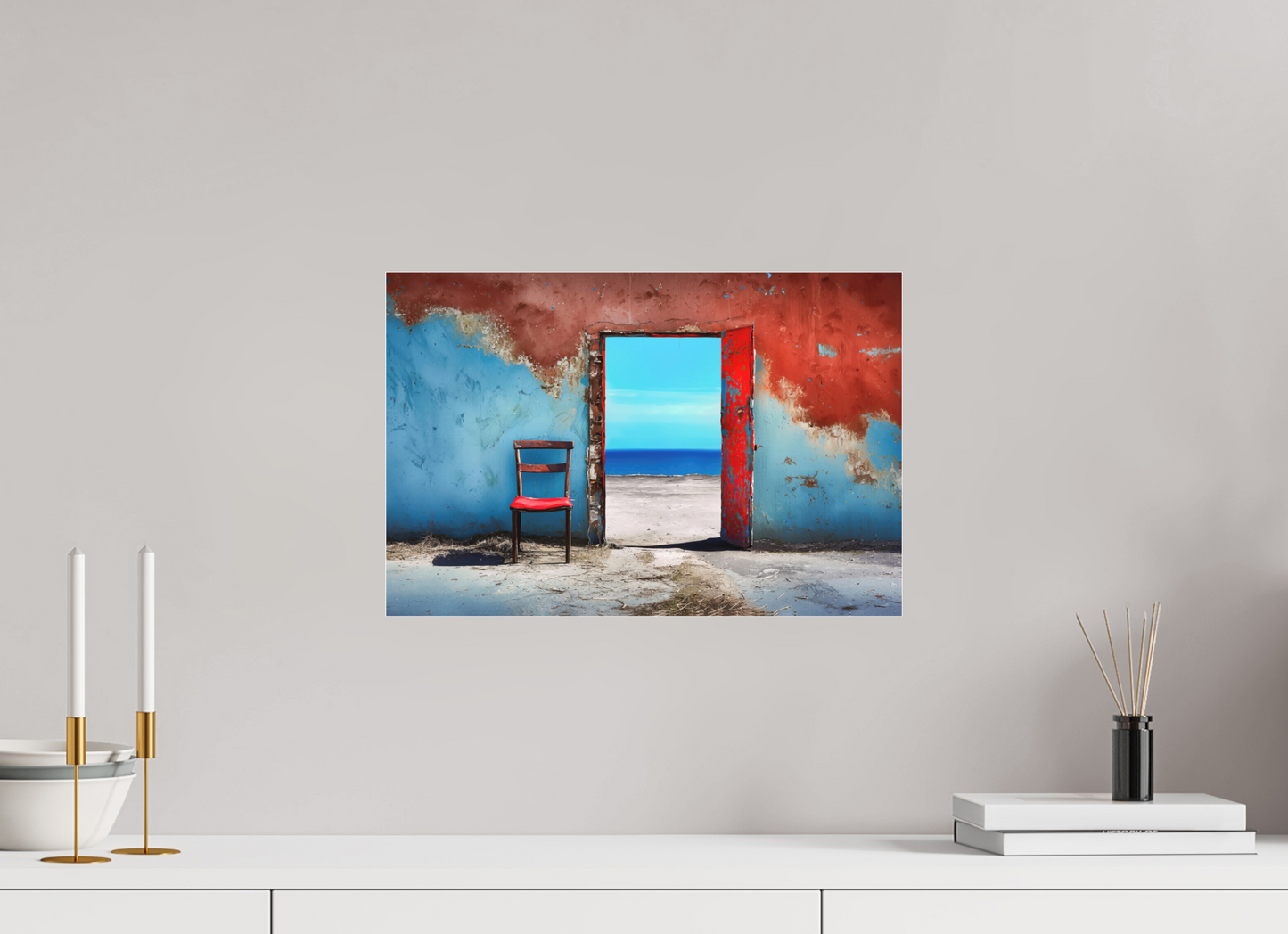 45 x 30 cm, Fine Art Pigmentdruck hinter Acrylglas Meeresblick-03