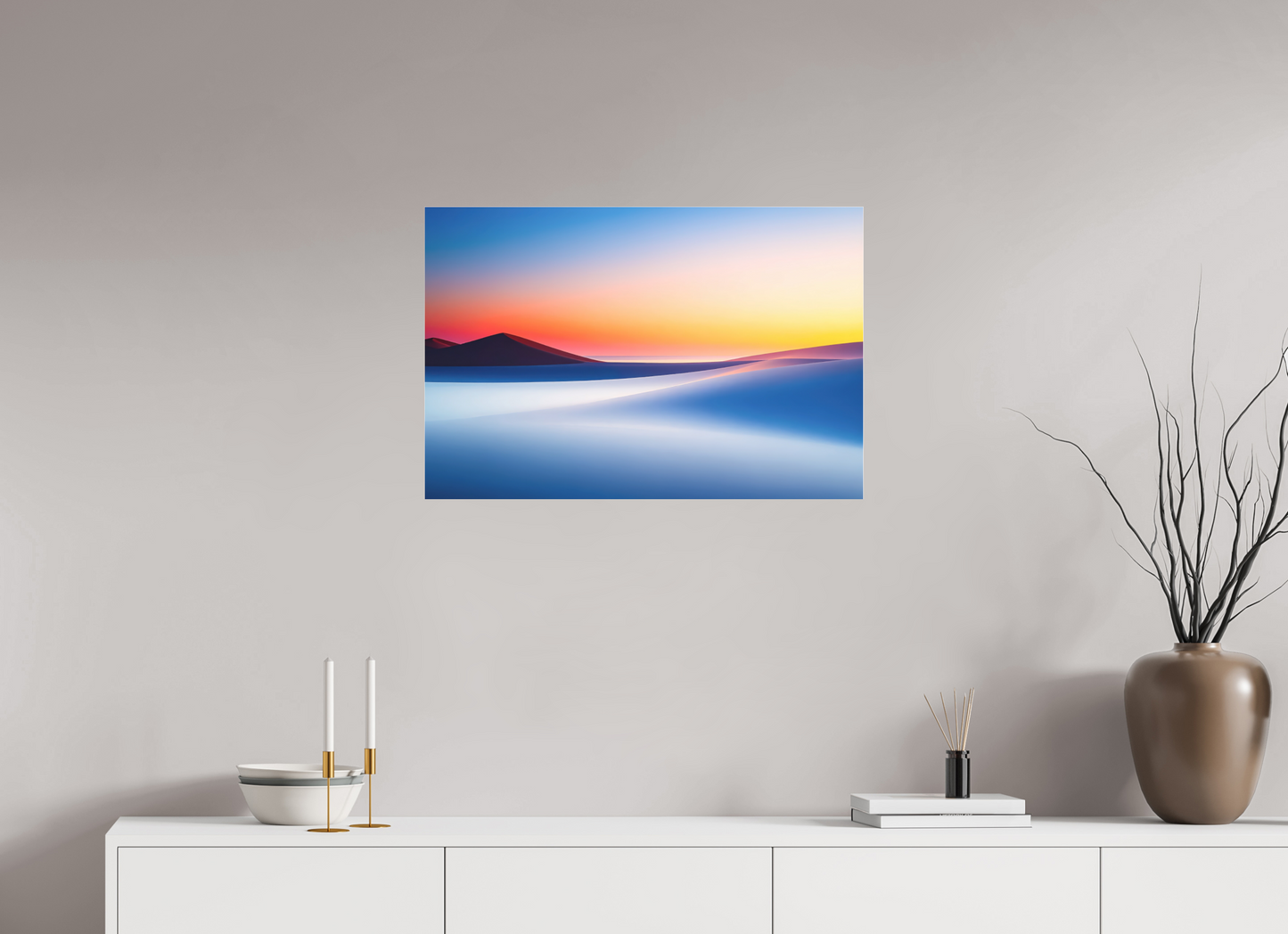 75 x 50 cm, Fine Art Pigmentdruck hinter Acrylglas Die Stille der Dünen-02