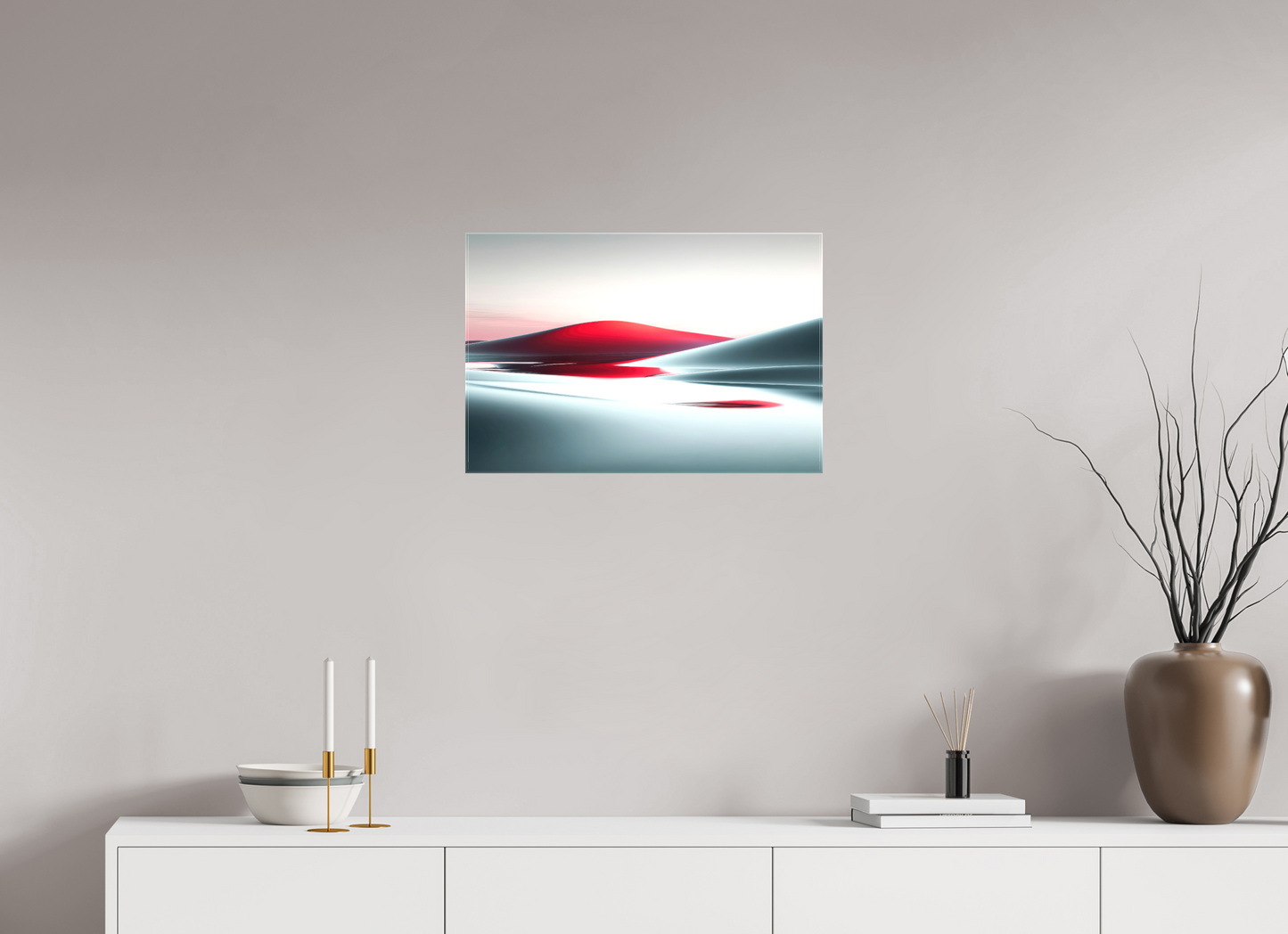 60 x 40 cm, Leinwand glänzend Die Stille der Dünen-06
