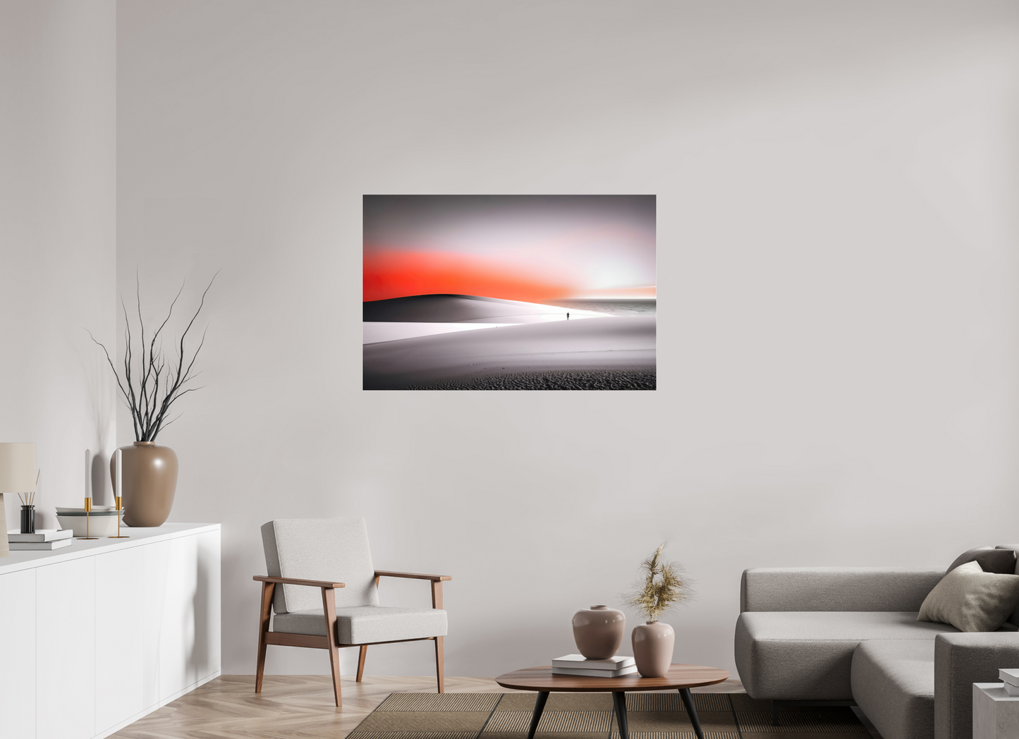 120 x 80 cm, Fine Art Pigmentdruck hinter Acrylglas Verloren im Licht—Wandkunst, Fine Art Print, Leinwand, Acryldruck, Alu-Dibond