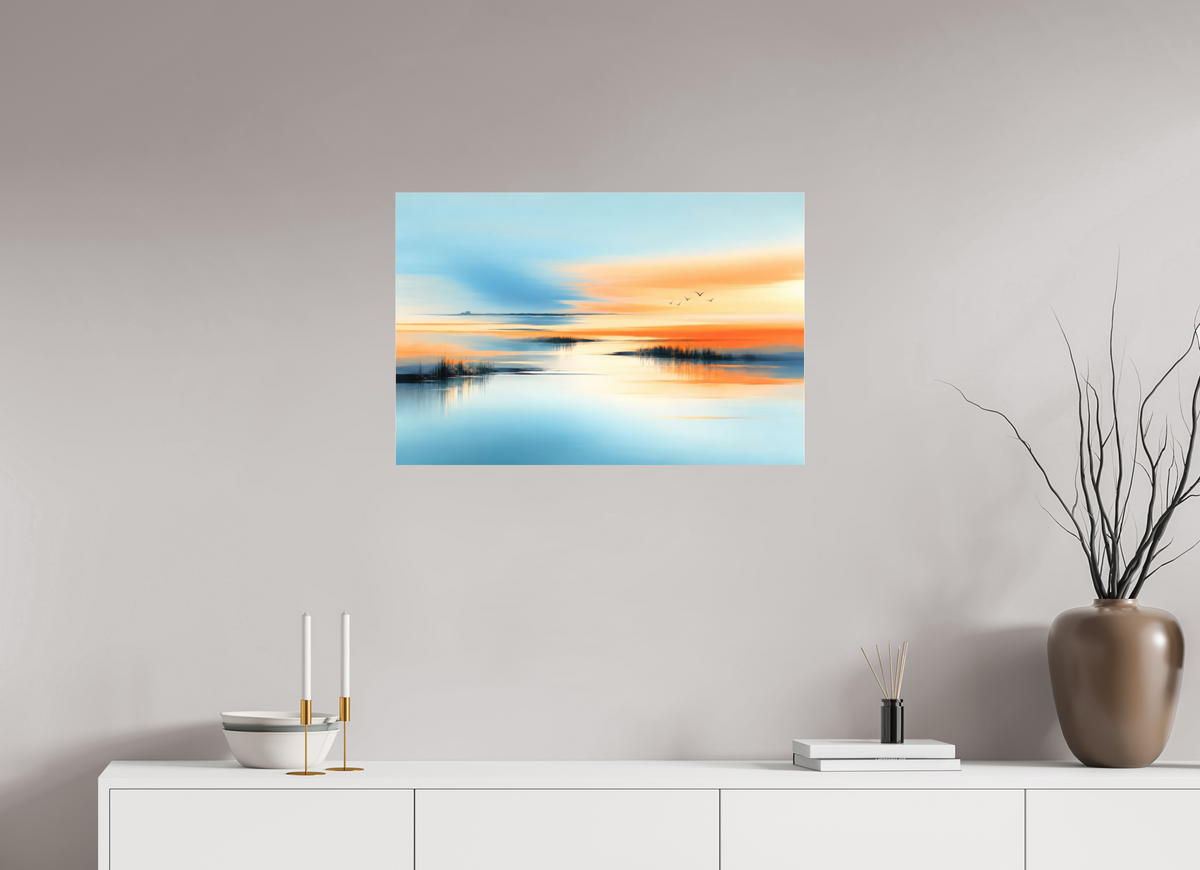 75 x 50 cm, Acrylglas glänzend standard Wenn das Licht verweilt