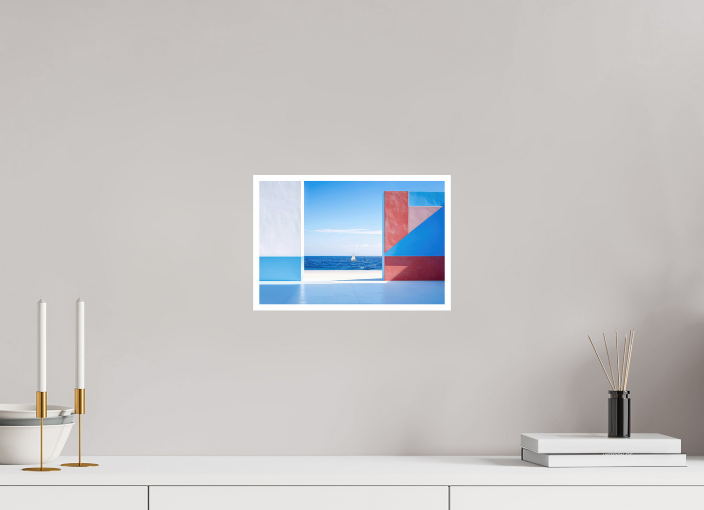 30 x 20 cm, Fine Art Print Hahnemühle Baryta Mauer am Meer-03