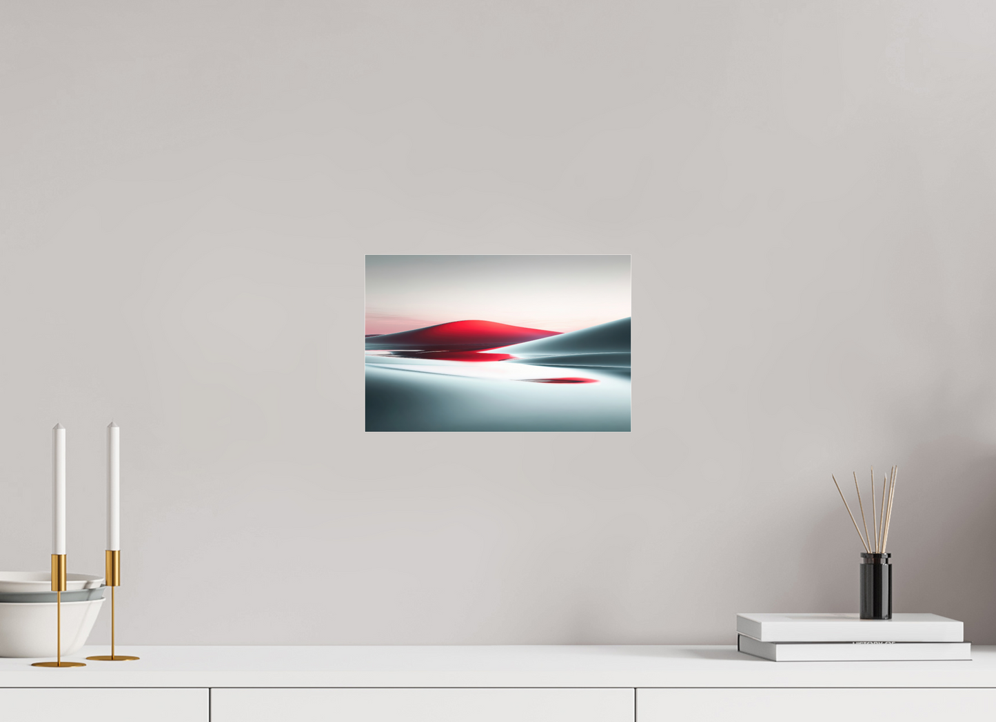 30 x 20 cm, Fine Art Pigmentdruck hinter Acrylglas Die Stille der Dünen-06