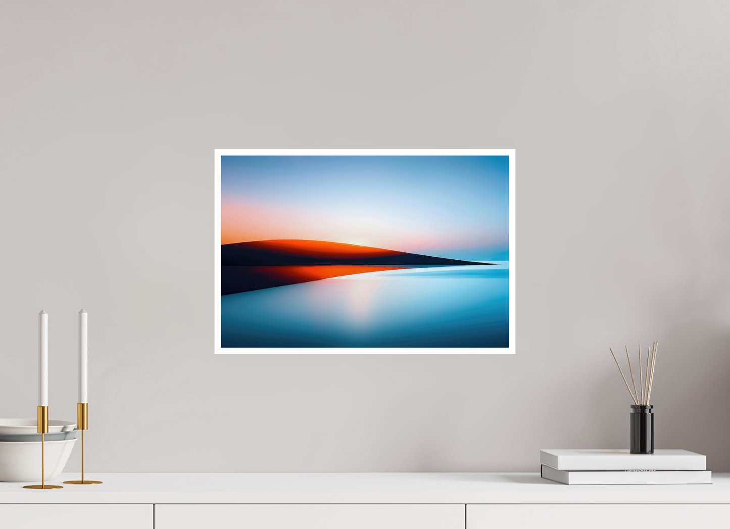 45 x 30 cm, Fine Art Print Hahnemühle Baryta Lichtlinie am Horizont-01