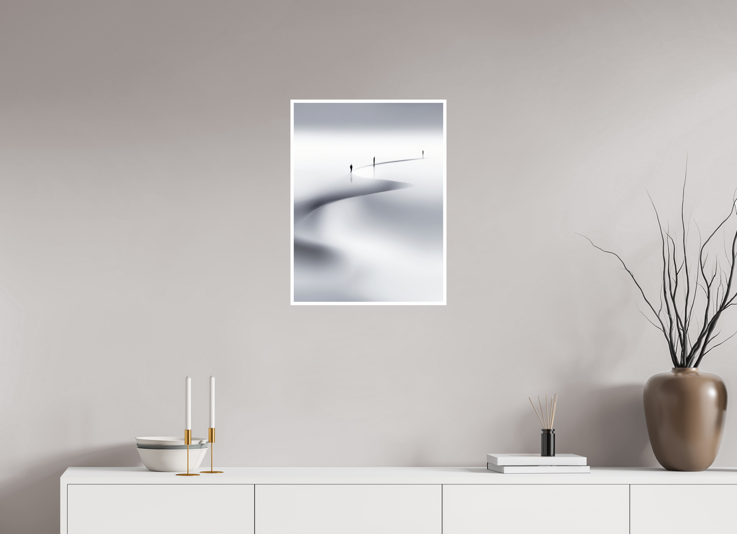 45 x 60 cm, Fine Art Print Hahnemühle Baryta Weg der Gezeiten