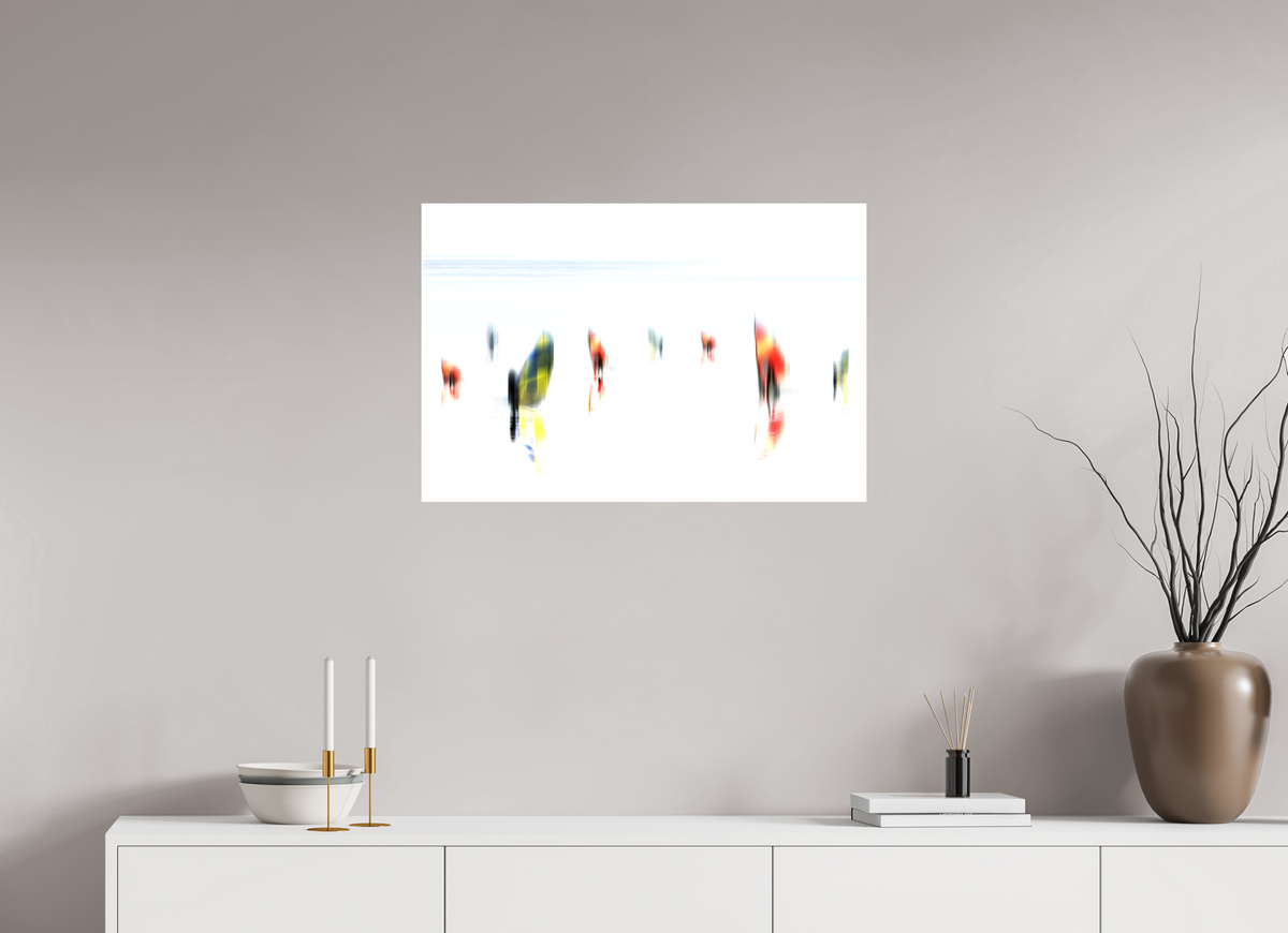 75 x 50 cm, Leinwand glänzend Windspuren-Flüchtige Zeichen