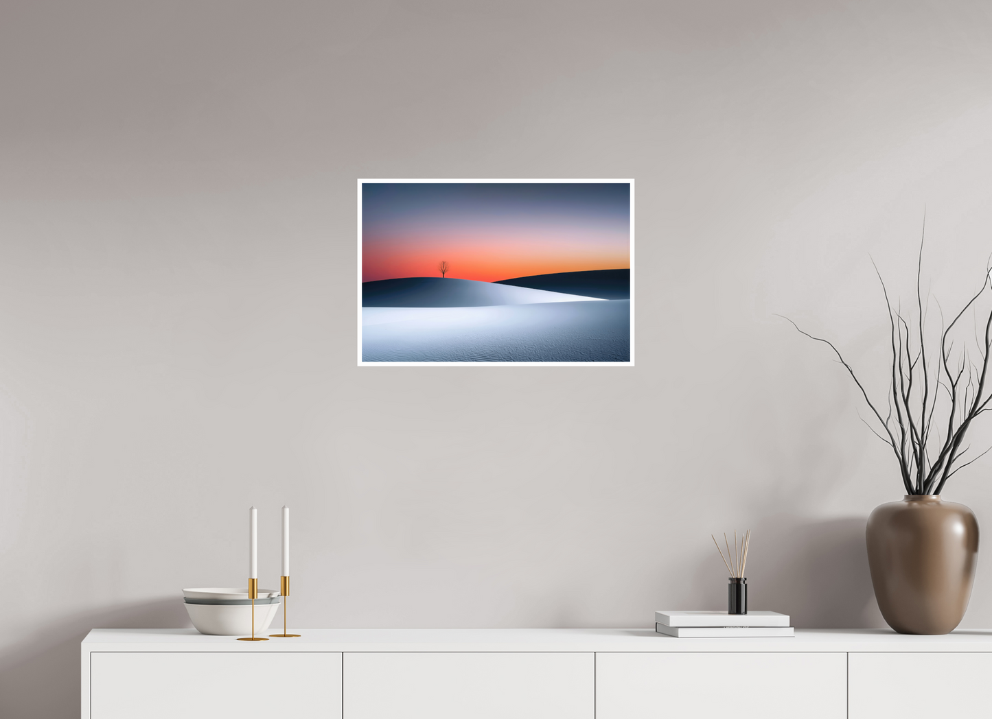 60 x 40 cm, Fine Art Print Hahnemühle Baryta Kälte und Glut—Wandkunst, Fine Art Print, Leinwand, Acryldruck, Alu-Dibond