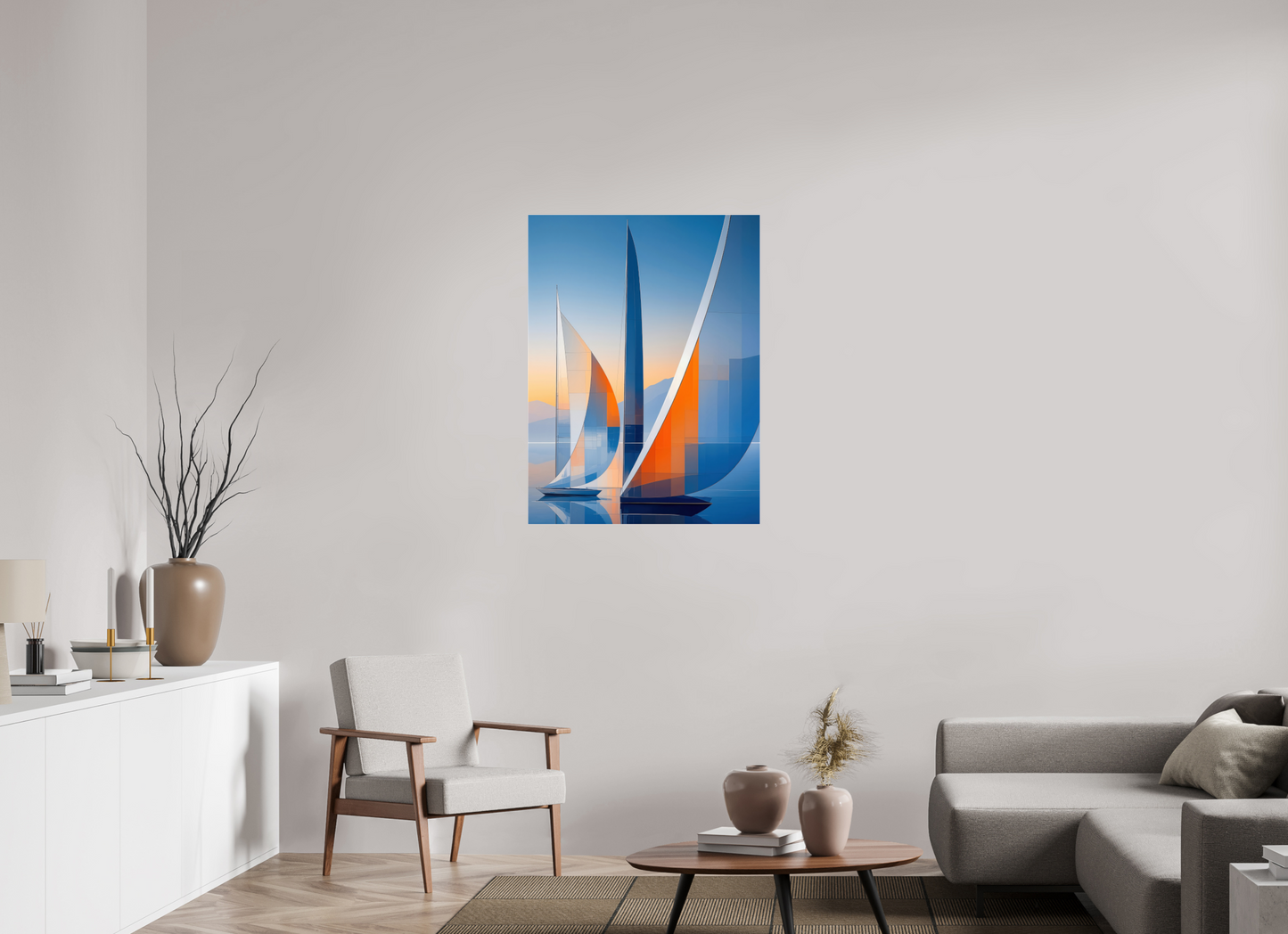 75 x 100 cm, Acrylglas glänzend standard Segelräume