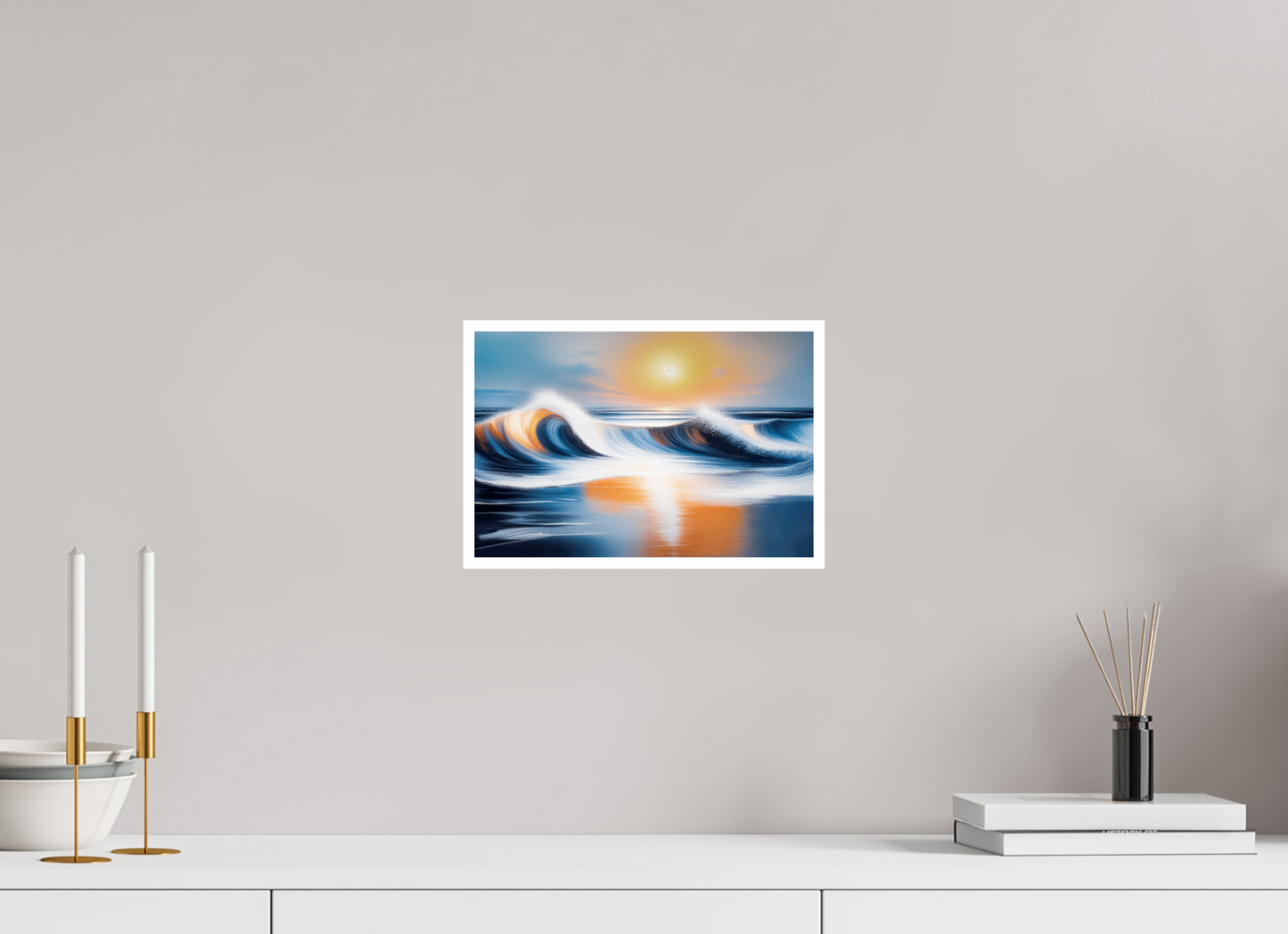 30 x 20 cm, Fine Art Print Hahnemühle Baryta Dialog der Wellen