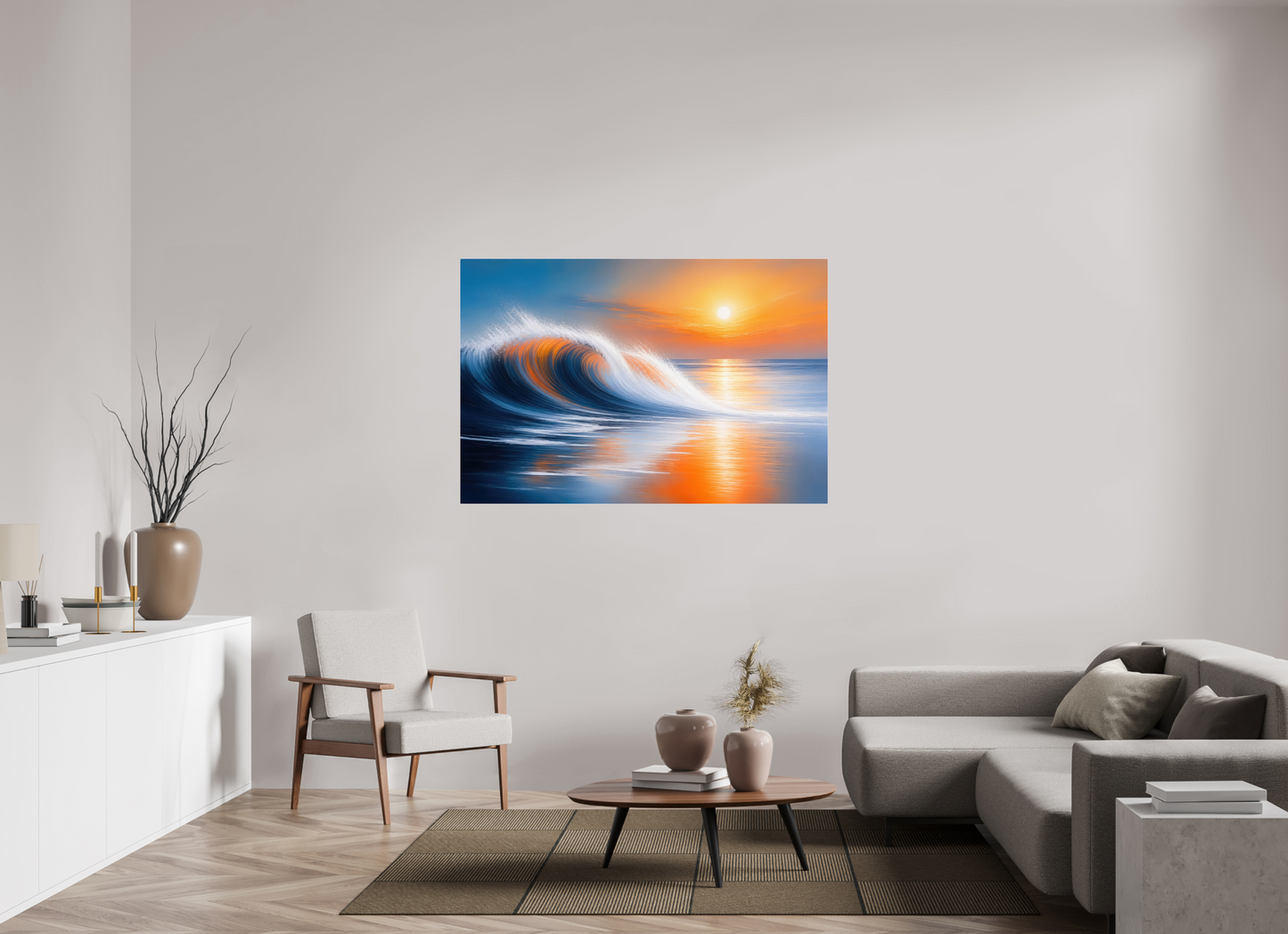 150 x 100 cm, Acrylglas glänzend standard Tragendes Licht—Wandkunst, Fine Art Print, Leinwand, Acryldruck, Alu-Dibond