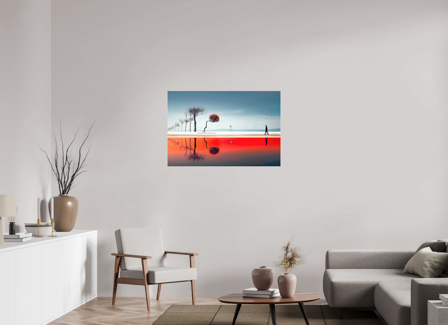 105 x 70 cm, Acrylglas glänzend standard Der Weg durch den Traumraum—Wandkunst, Fine Art Print, Leinwand, Acryldruck, Alu-Dibond
