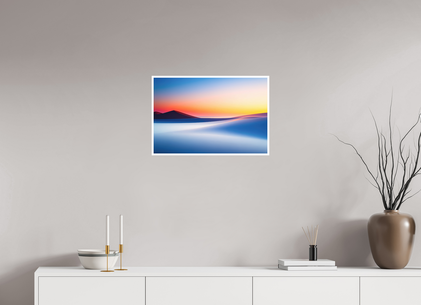 60 x 40 cm, Fine Art Print Hahnemühle Baryta Die Stille der Dünen-02—Wandkunst, Fine Art Print, Leinwand, Acryldruck, Alu-Dibond