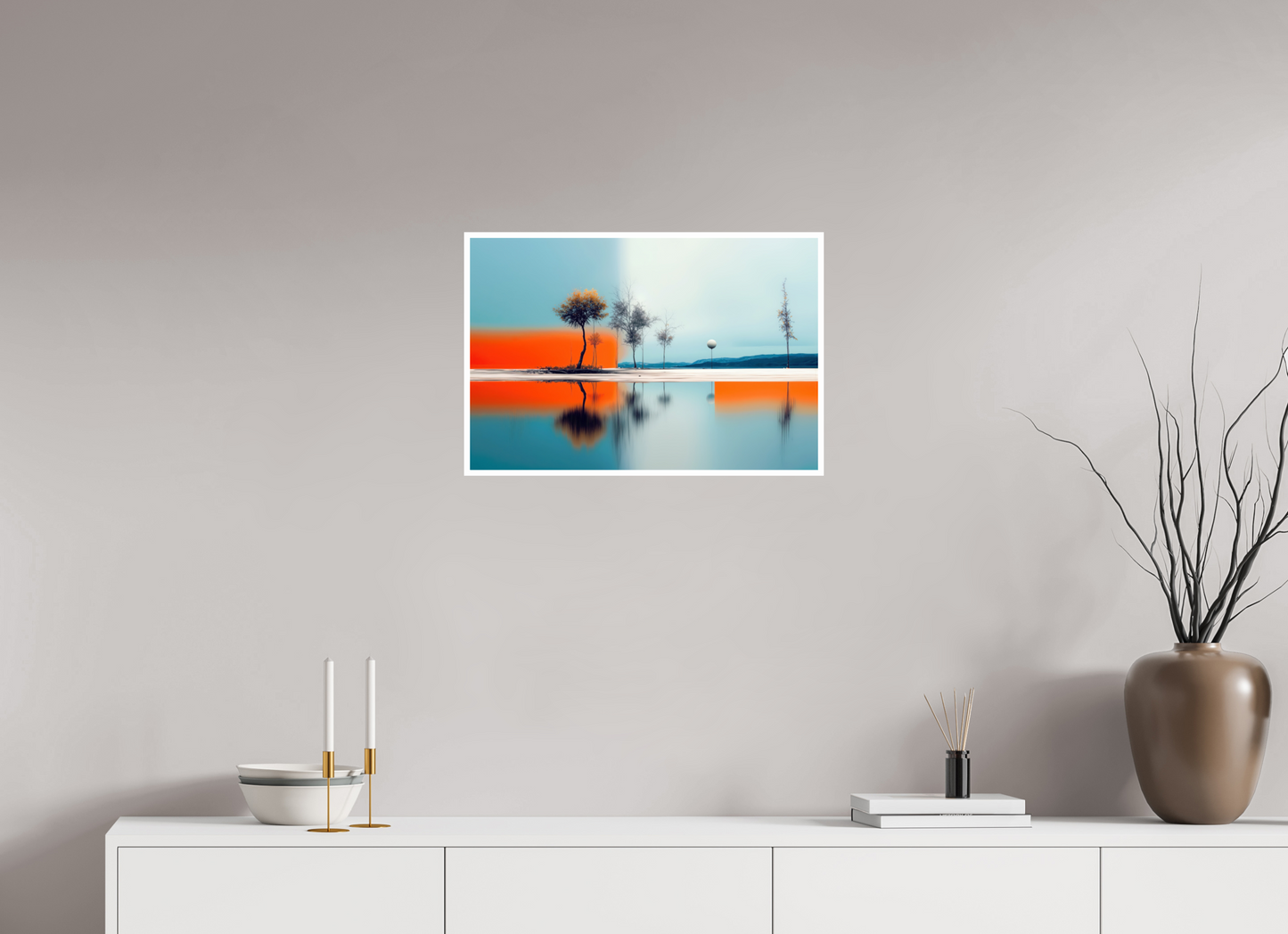 60 x 40 cm, Fine Art Print Hahnemühle Baryta Horizont der Gegensätze—Wandkunst, Fine Art Print, Leinwand, Acryldruck, Alu-Dibond