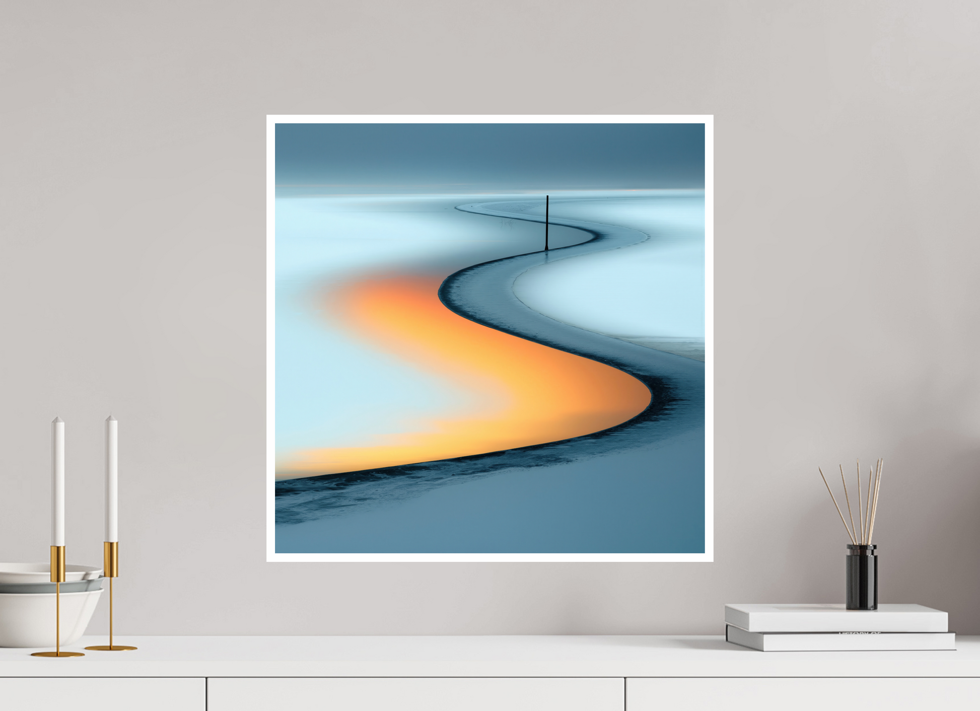 50 x 50 cm, Fine Art Print Hahnemühle Baryta Goldener Priel