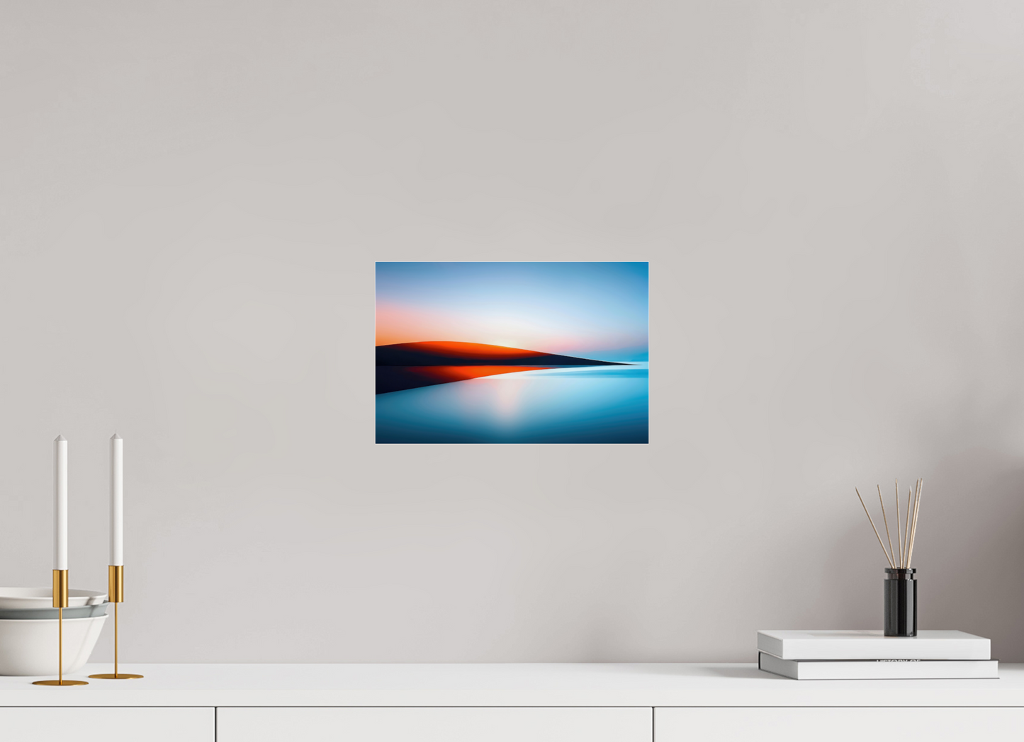 30 x 20 cm, Acrylglas glänzend standard Lichtlinie am Horizont-01