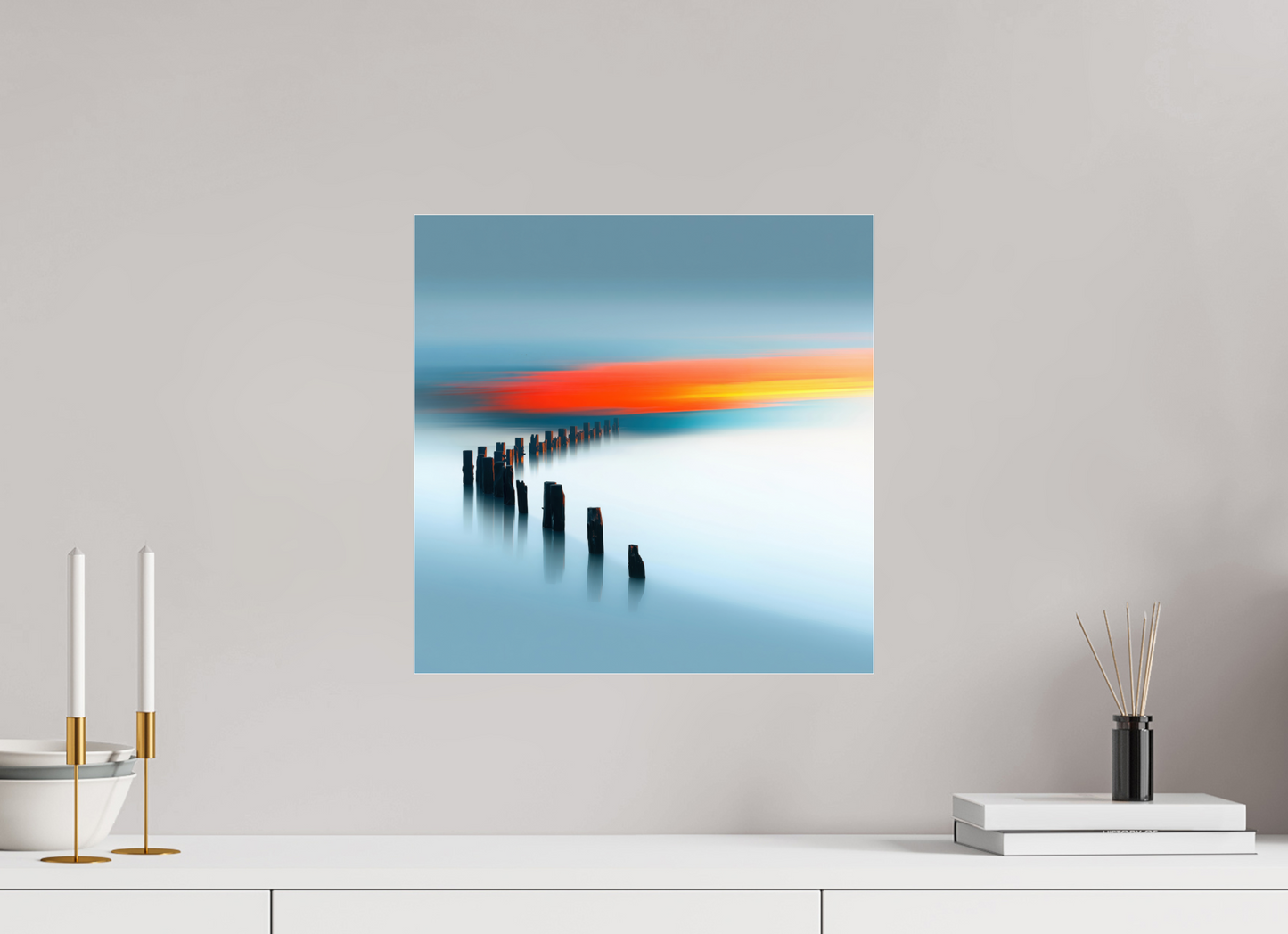 40 x 40 cm, Acrylglas glänzend standard Pfad ins Licht