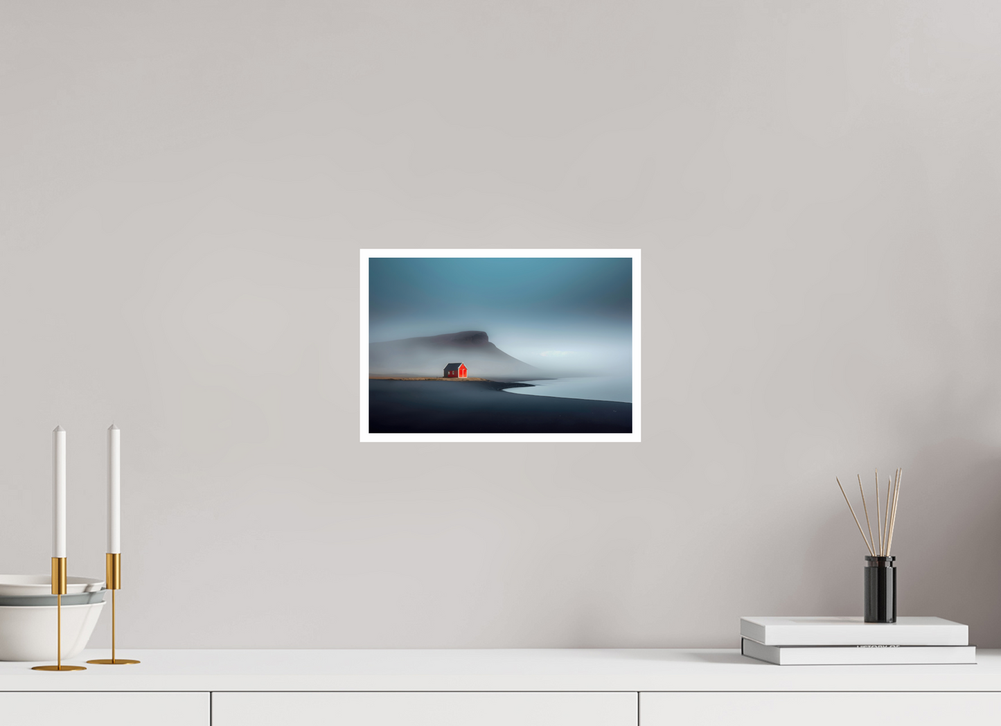 30 x 20 cm, Fine Art Print Hahnemühle Baryta Haus am Meer-01